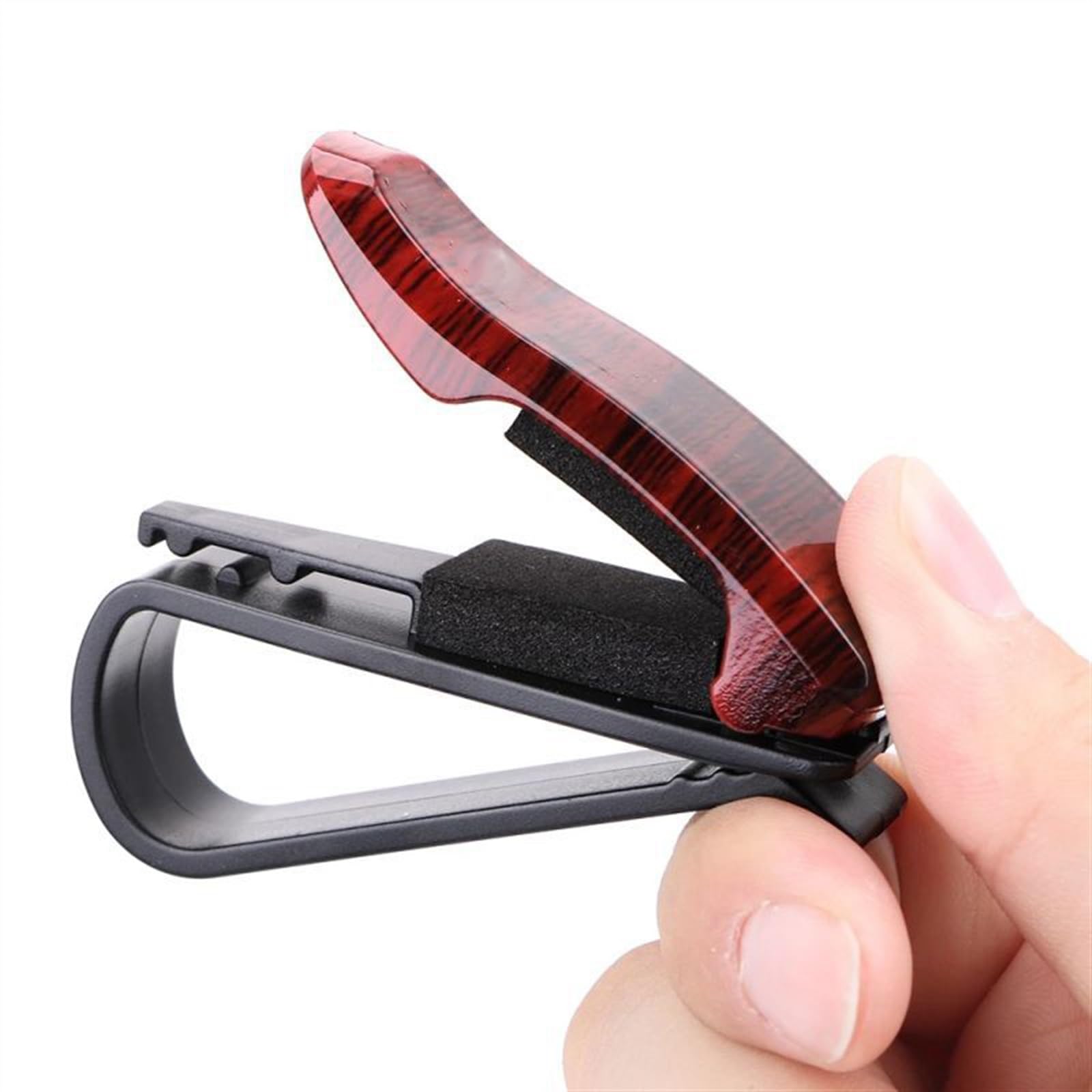 Supporto per Occhiali da Sole per Auto Occhiali da Sole Universali Posizionamento degli Occhiali Clip di Fissaggio Automatico
