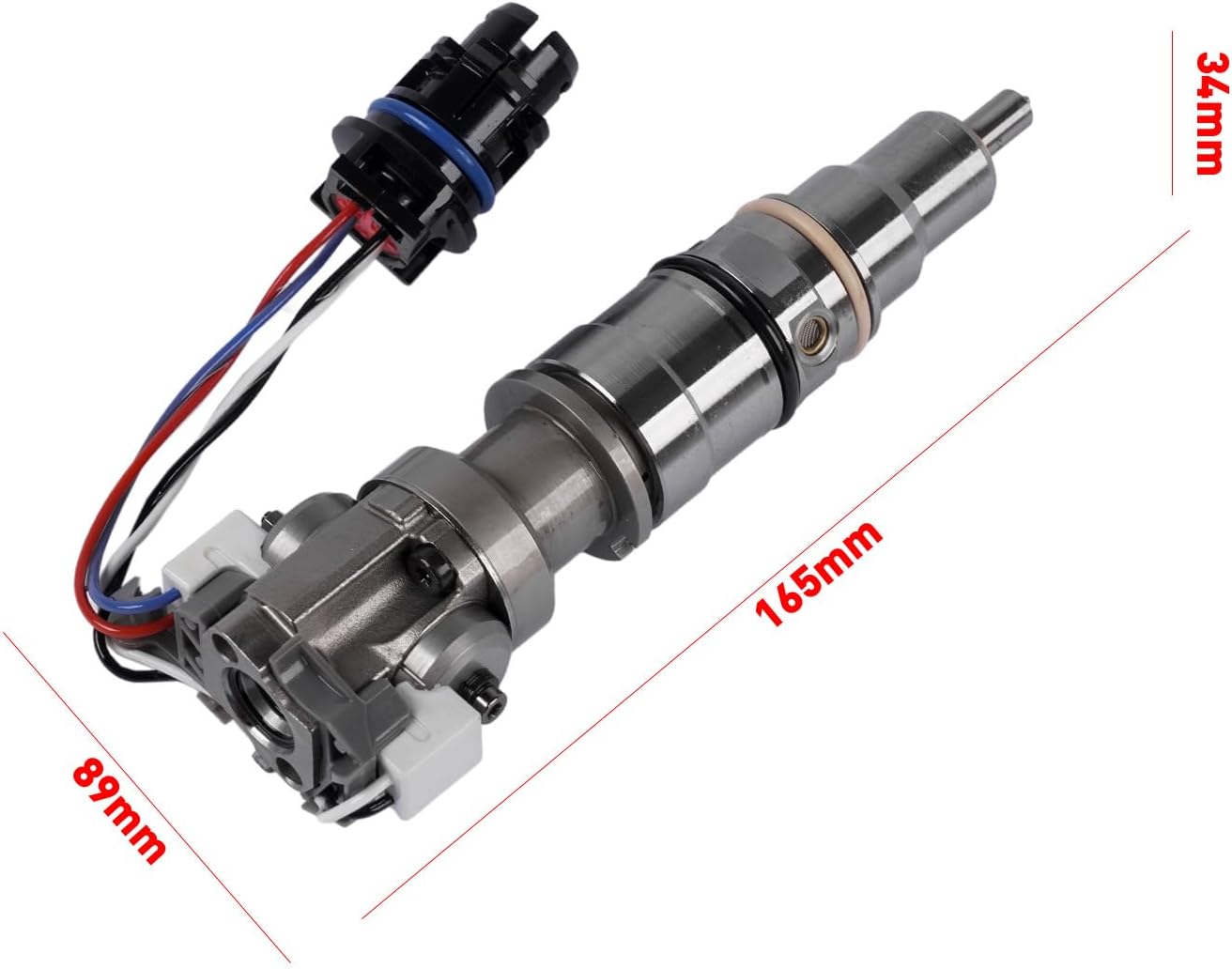 Fuel Injector 6.0L Diesel Replacement for Ford F-250 F-350 F-450 F-550 Super Duty E-150 E-250 E-350 E-450 2004-2010, Replace OE 4C3Z9E527BRM 4C3Z9E527AA 1878284C91