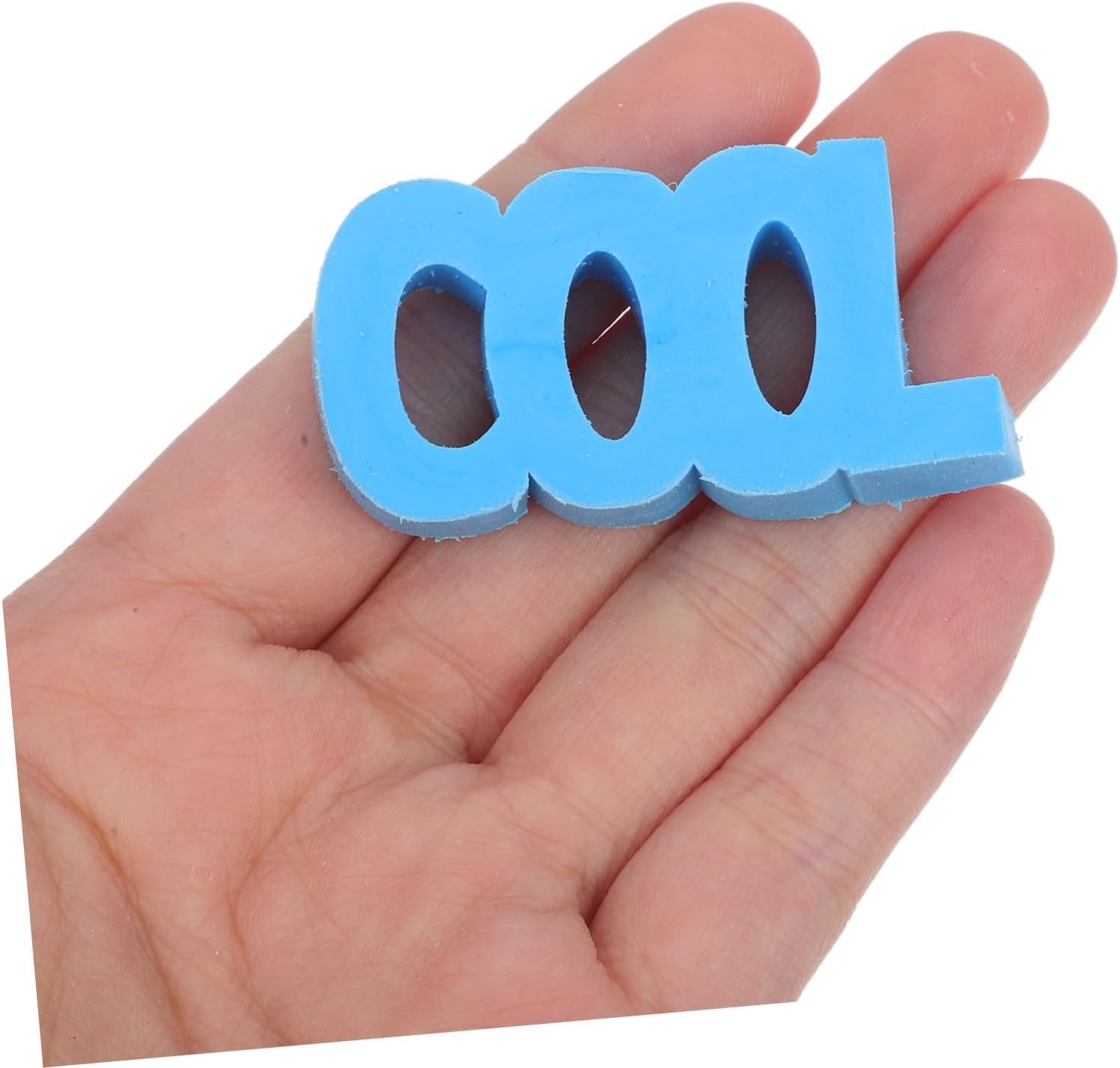 Cabilock 30pcs Stylish Blue Small Soft Erasers Set with Motivational Messages for Classroom Party Favors and Back-to-School Rewards