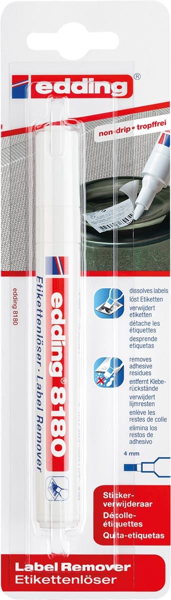 Edding Marqueur détacheur d'étiquettes 8180/BL