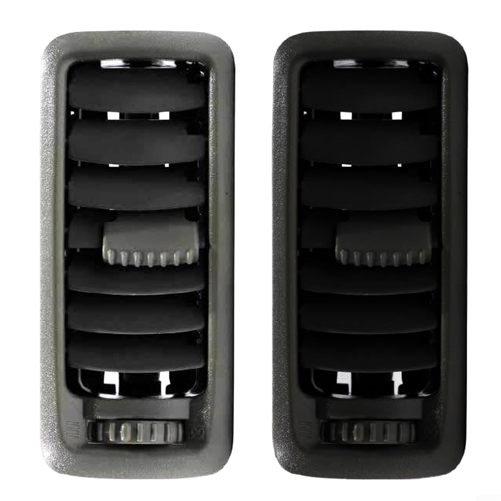 Grille d'aération pour tableau de bord pour RENAULT Traffic II 2001-2015, pour OPEL Vivaro A, pour NISSAN pour PRIMASTAR, pièce de rechange 7701054458 93160688, plastique noir gris (gris)
