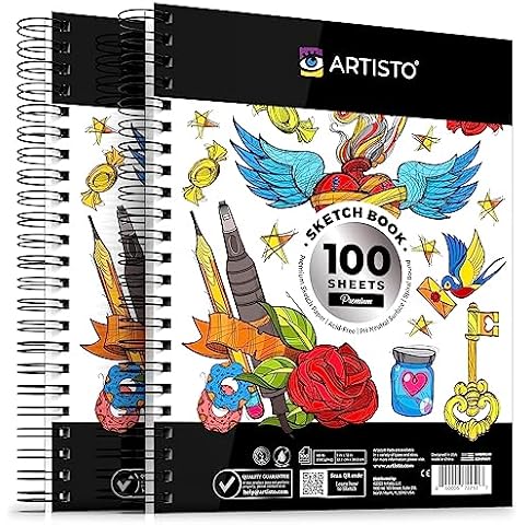 Artisto 9x12" Premium Sketch Book Set Cover