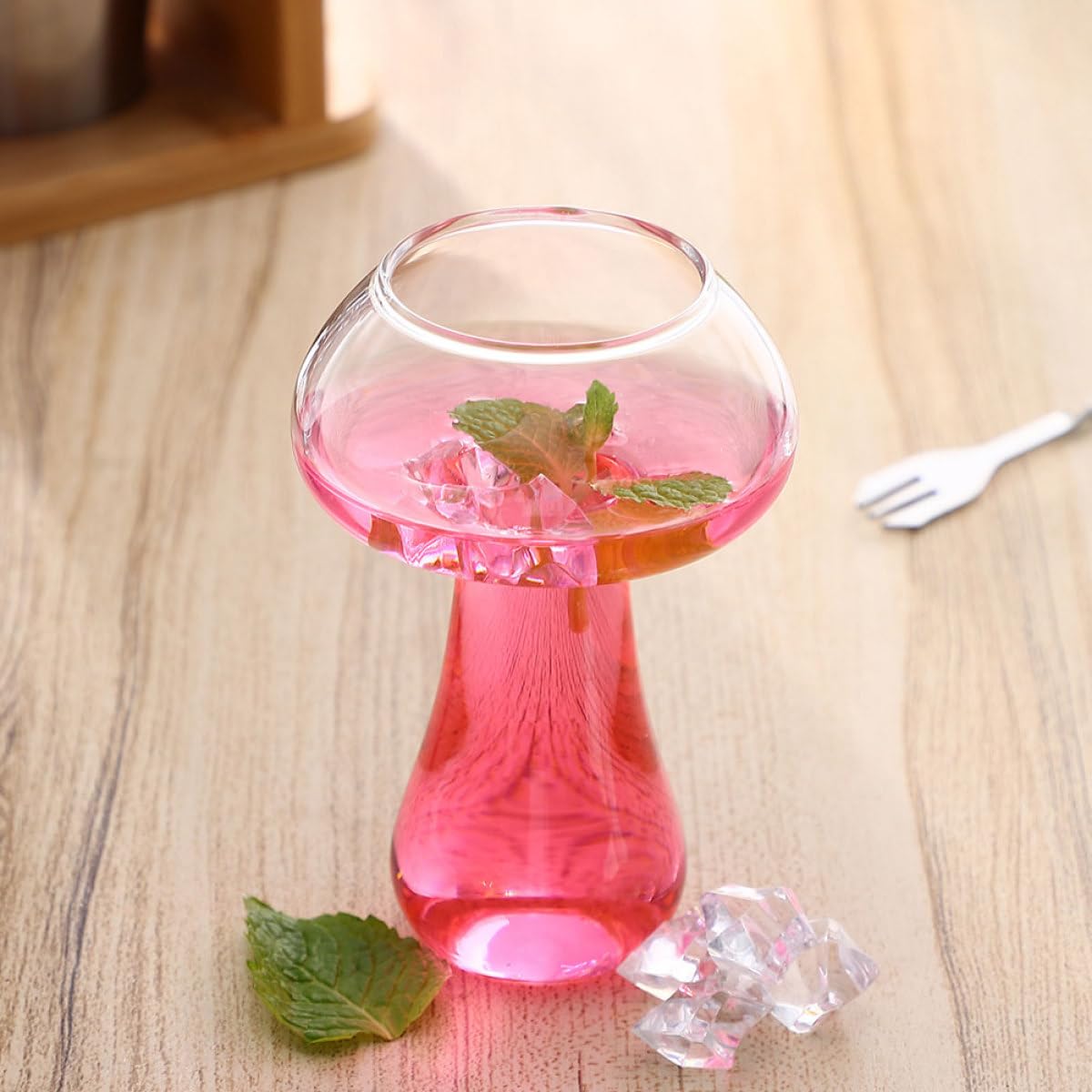 TOYANDONA Vasos de Vidrio Capas 4 Piezas para Cóctel y Bebidas