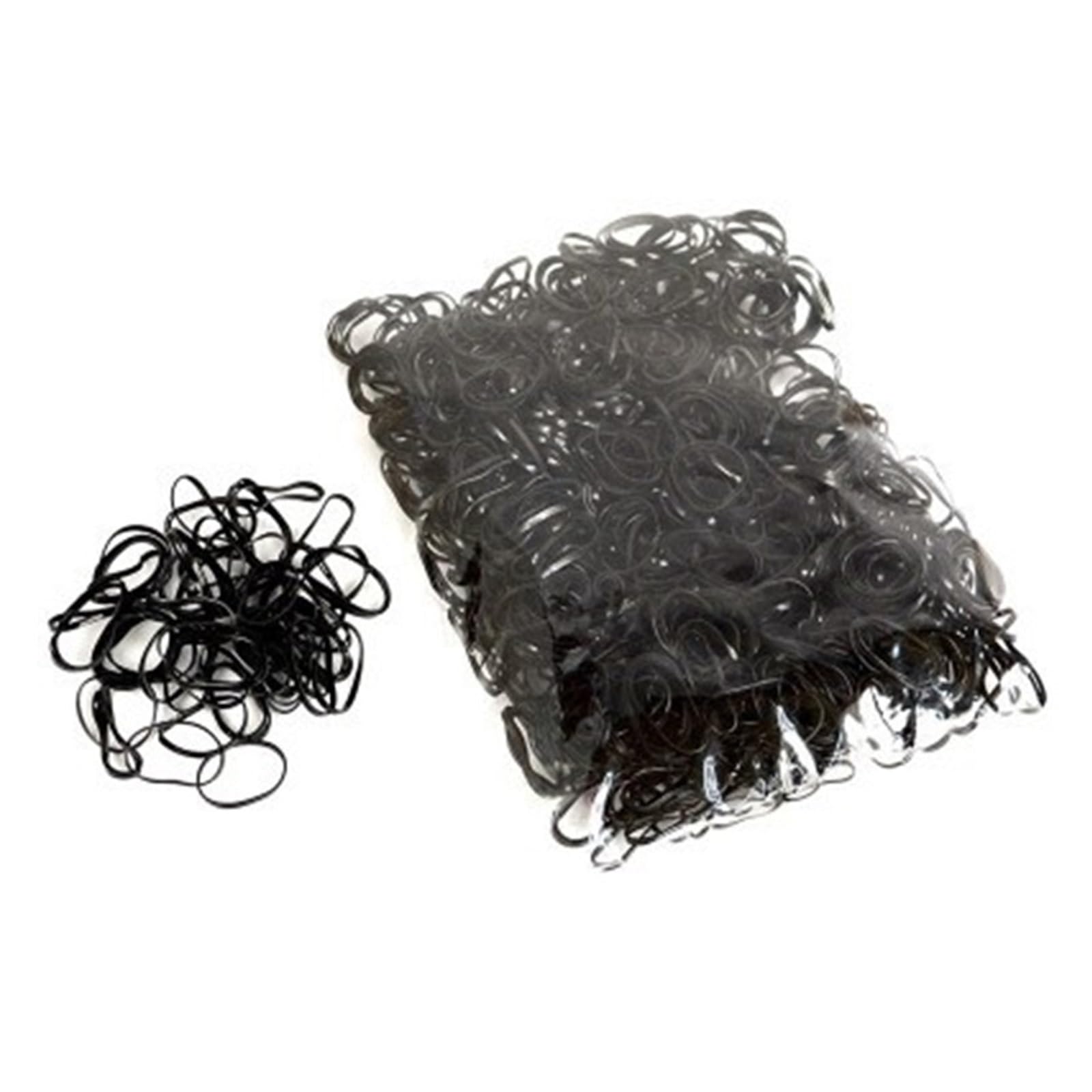 Elastici 1000 Pezzi/Confezione di Elastici for Capelli in Gel Trasparente, ECC.(Transparent)
