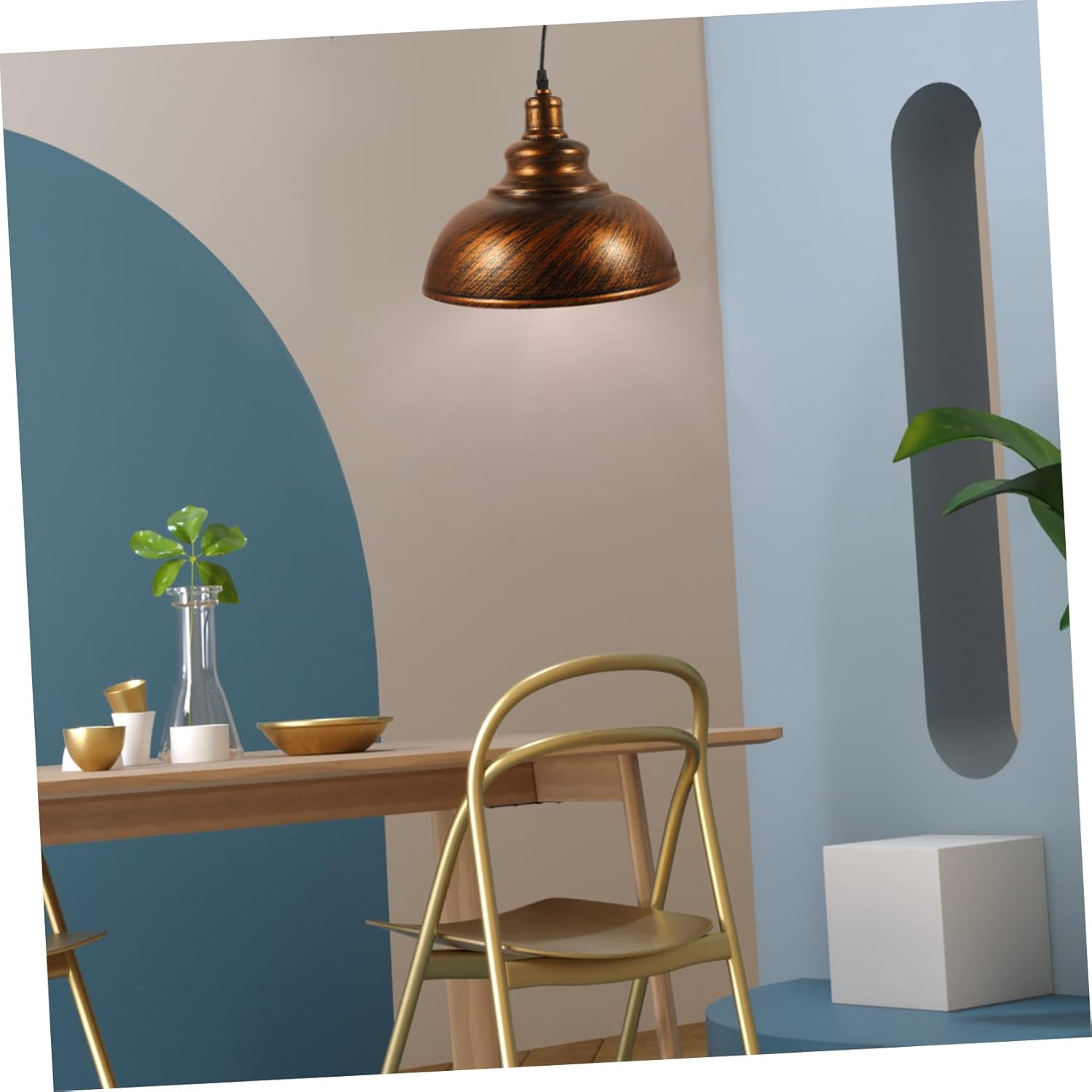 Globe Pendant Light Retro Style Lamp Shade Industrial Hanging Lamp Shades for Ceiling