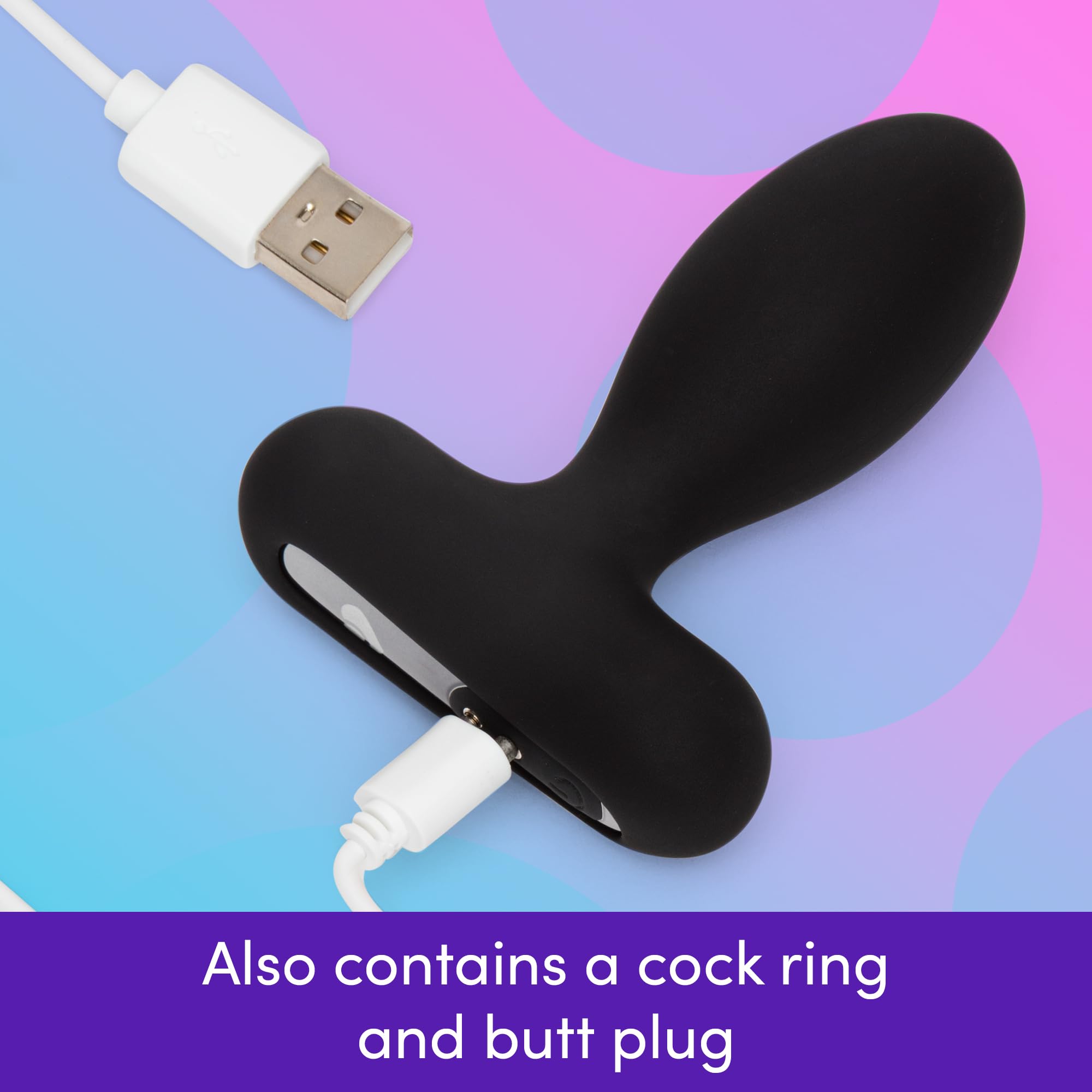 link sex toys Link Up™ Remote Alpha Rechargeable Silicone Dual Stimulating Cock Ring main image 0