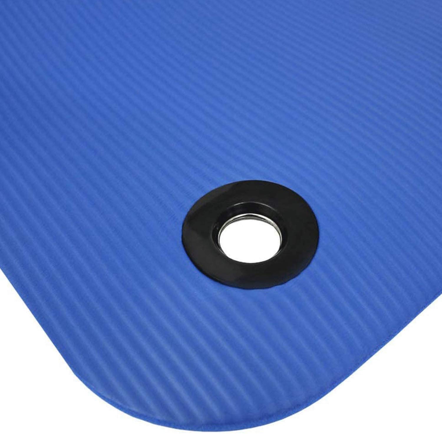 BEEMATPremium Thick Exercise Mat BLUE [10 Pack + Rack] • SIZE 1.8m X 0 Pack Rack Size 1 8 M X 0 61 M X 15 Mm Closed Cell Structure Impervious To Water Carry Handle For Easy Transport