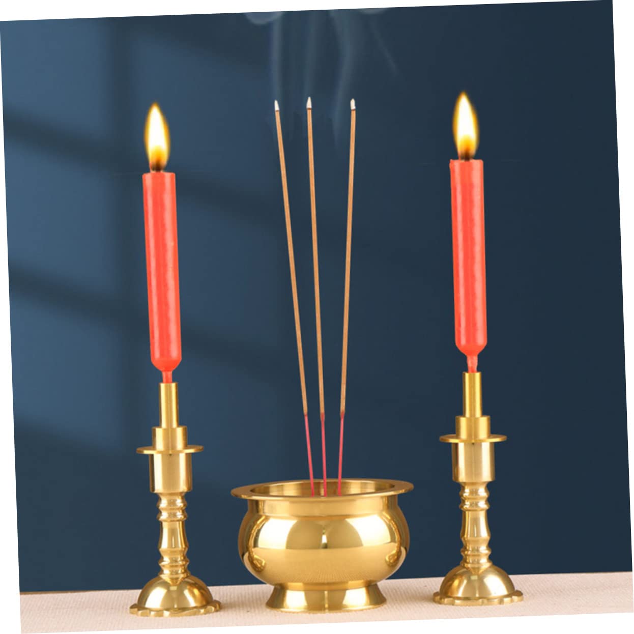MAGICLULU Buddha-räuchergefäß Aus Kupfer Eleganter Duftbrenner Für Zuhause Tempel-räuchergefäß Als Dekoration Für Teezeremonien Und Religiöse Zwecke