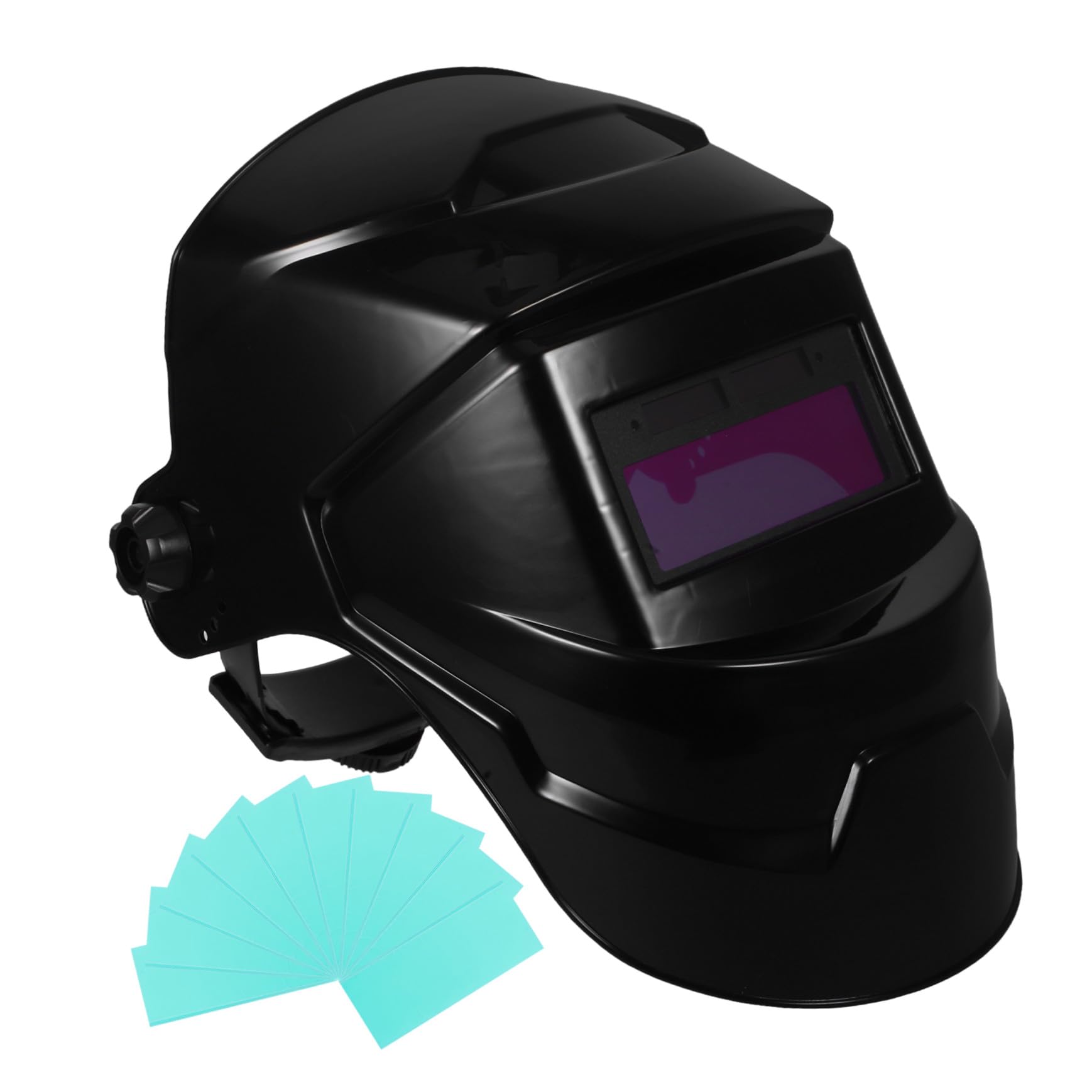 Soldadura Solar con Oscurecimiento Automático 104 Variable, Filtro Resistente al Calor, Pantalla para Soldador, Compatible Mig Tig, con 10 Láminas, Continua