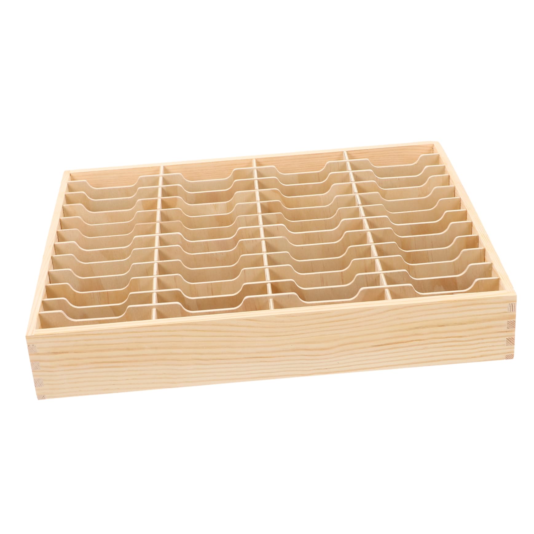 Organizador de Teléfono Móvil de Madera Múltiples Compartimentos para Escritorio, Soporte para Teléfono y Almacenamiento de Llaves y Papelería en Aula o Sala de Reuniones