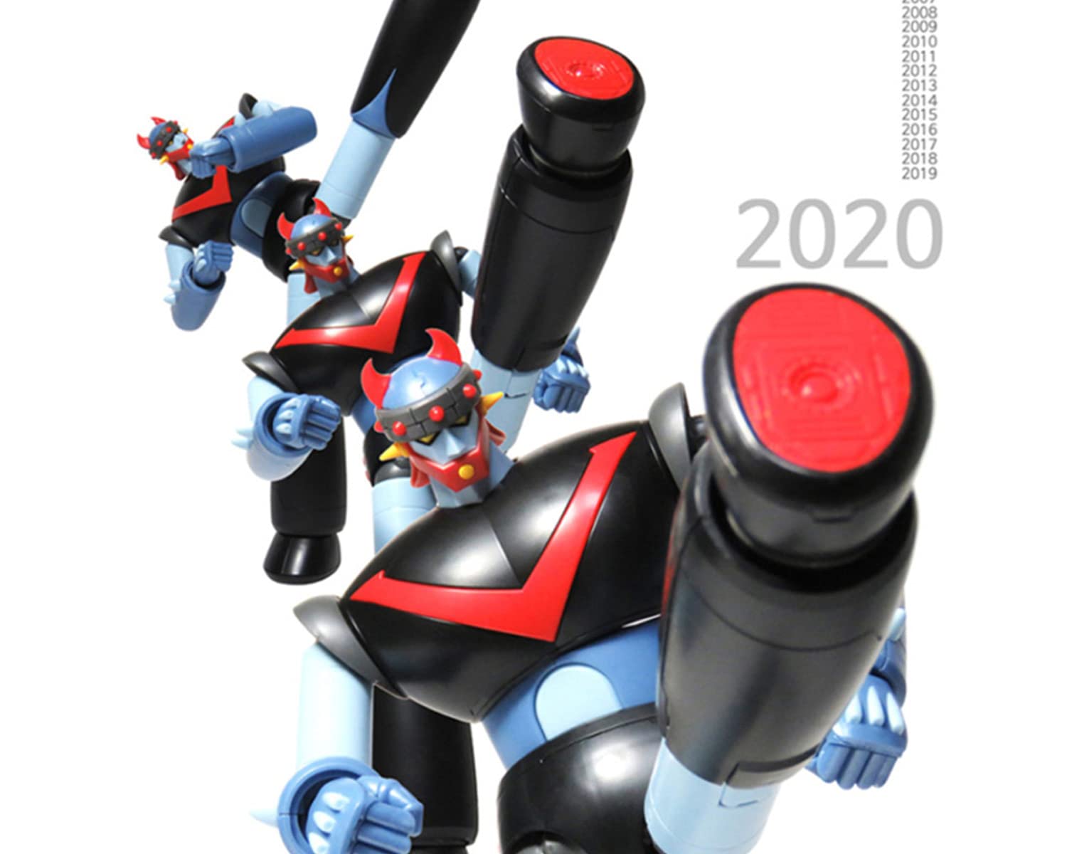 Robot Taekwon V Full Action 20cm Plastic Model Kit, Taekwon