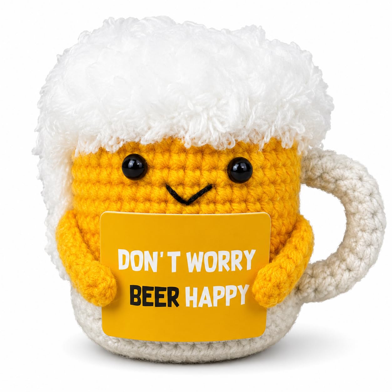 Handmade Positive Crochet Animals Plants Emotional Support Gifts — image 1