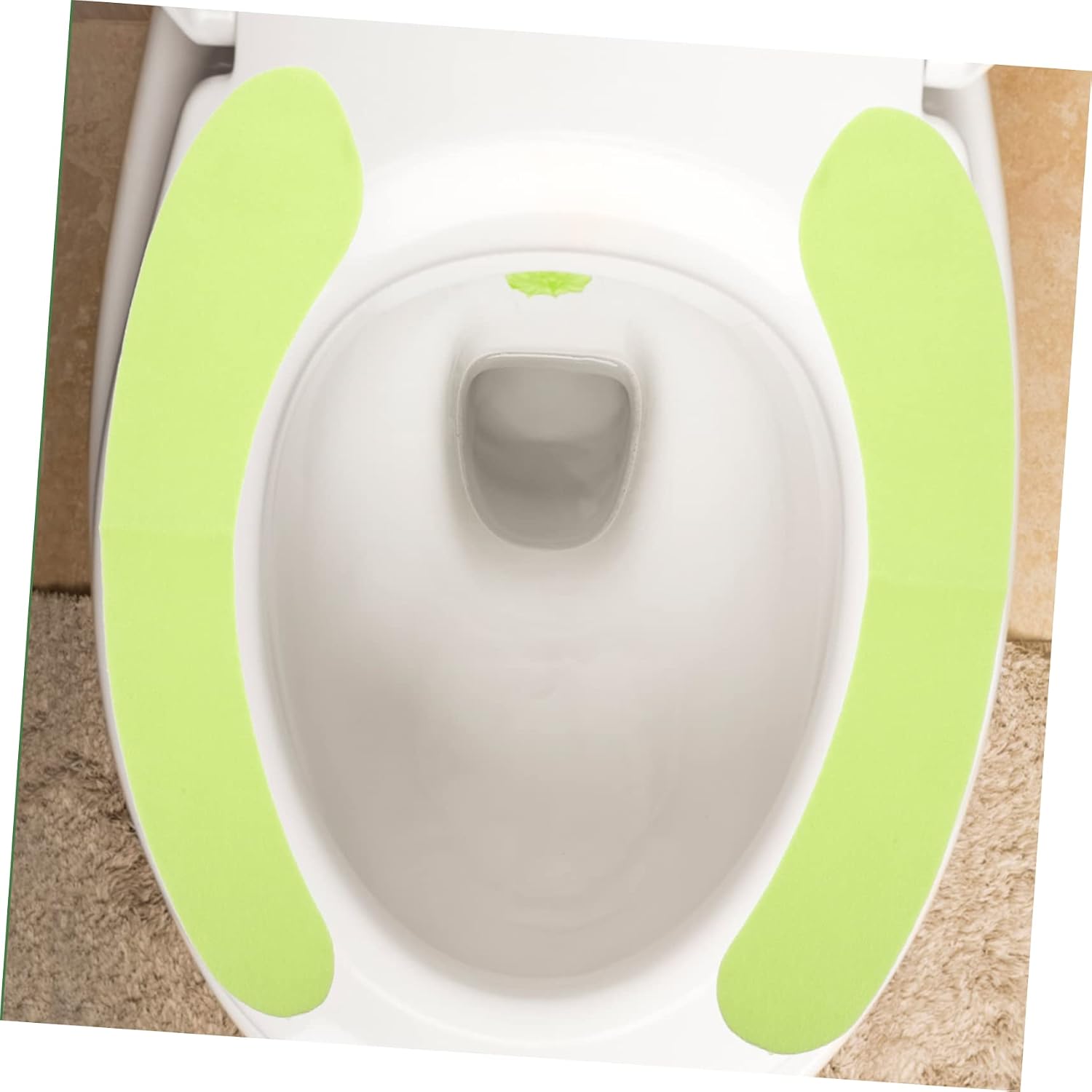 Hemoton 10pairs Toilet Seat Cover Gel Pad Soft Comfortable Reusable Standard Washable for Home Hotel Travel