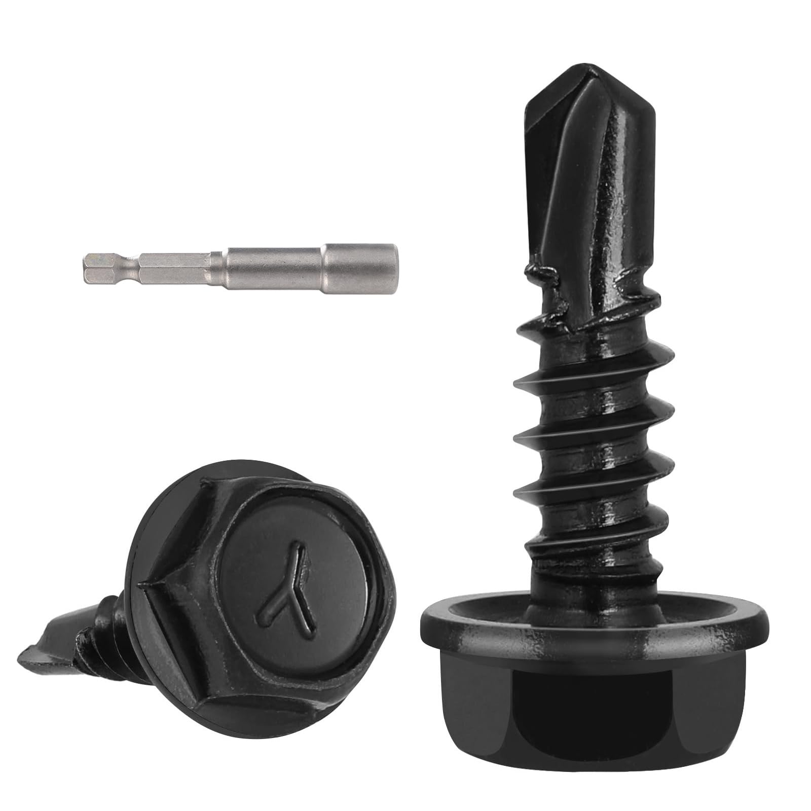 410 Stainless Steel Sheet Metal Screws - Self Drilling -16