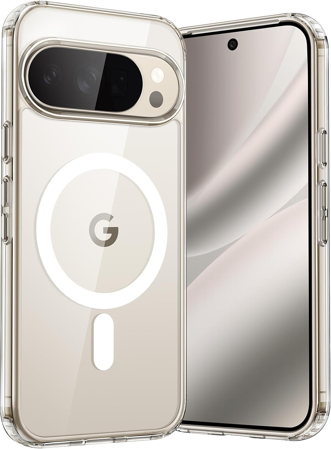 JETech Magnetic Case for Google Pixel 10 Pro XL, Clear