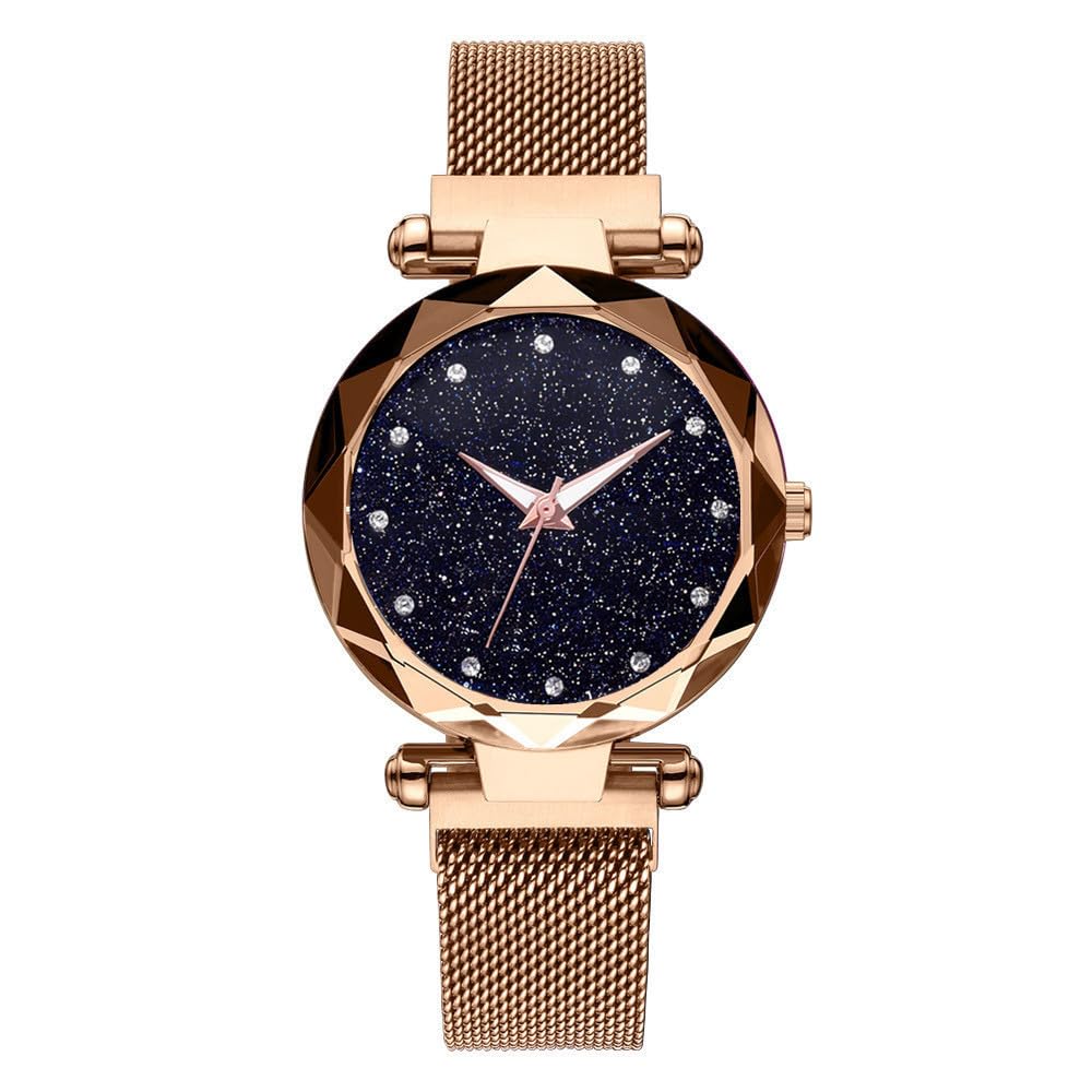 just like Diamond Dial Analogue Magnet Strap Watch for Women Watch Analog Watch for Girls (Rose Gold) (B0C8TKQK8L) Amazon Price History, Amazon Price Tracker