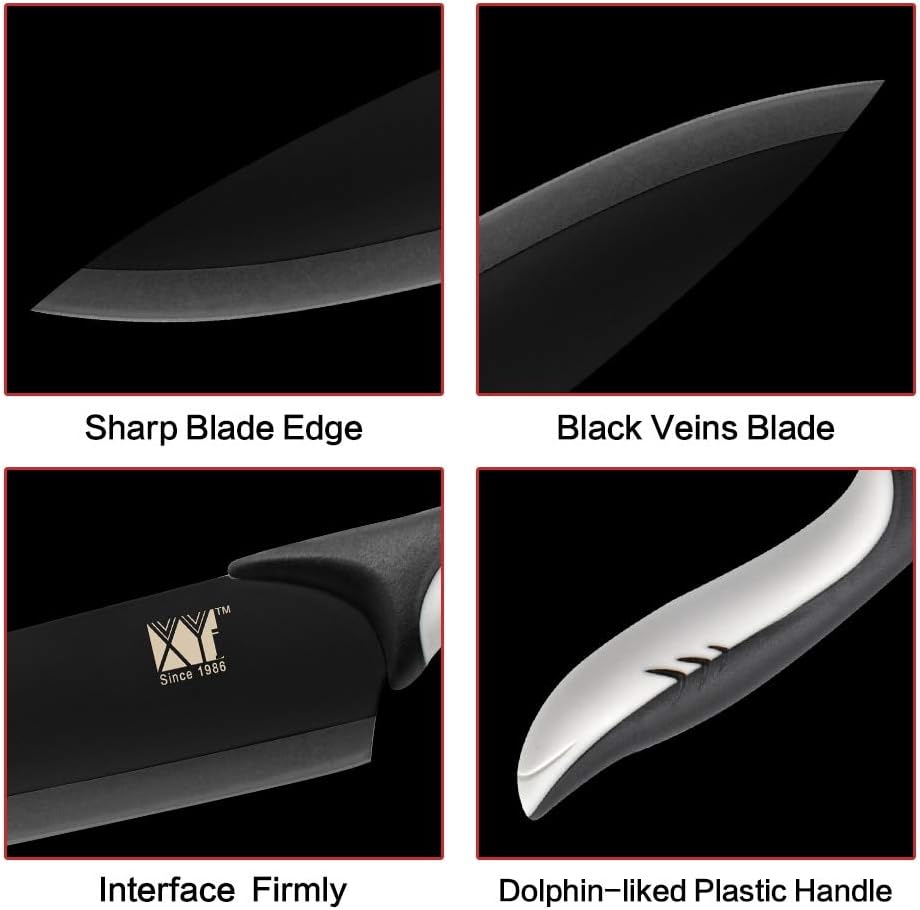 XYJ Professionale Acciaio Inox Coltello Da Cucina Set 7Cr17 Acciaio Giapponese Coltello Da Cucina Ultra Sharp Lama Shar Maniglia Chef Strumenti - Immagine 2