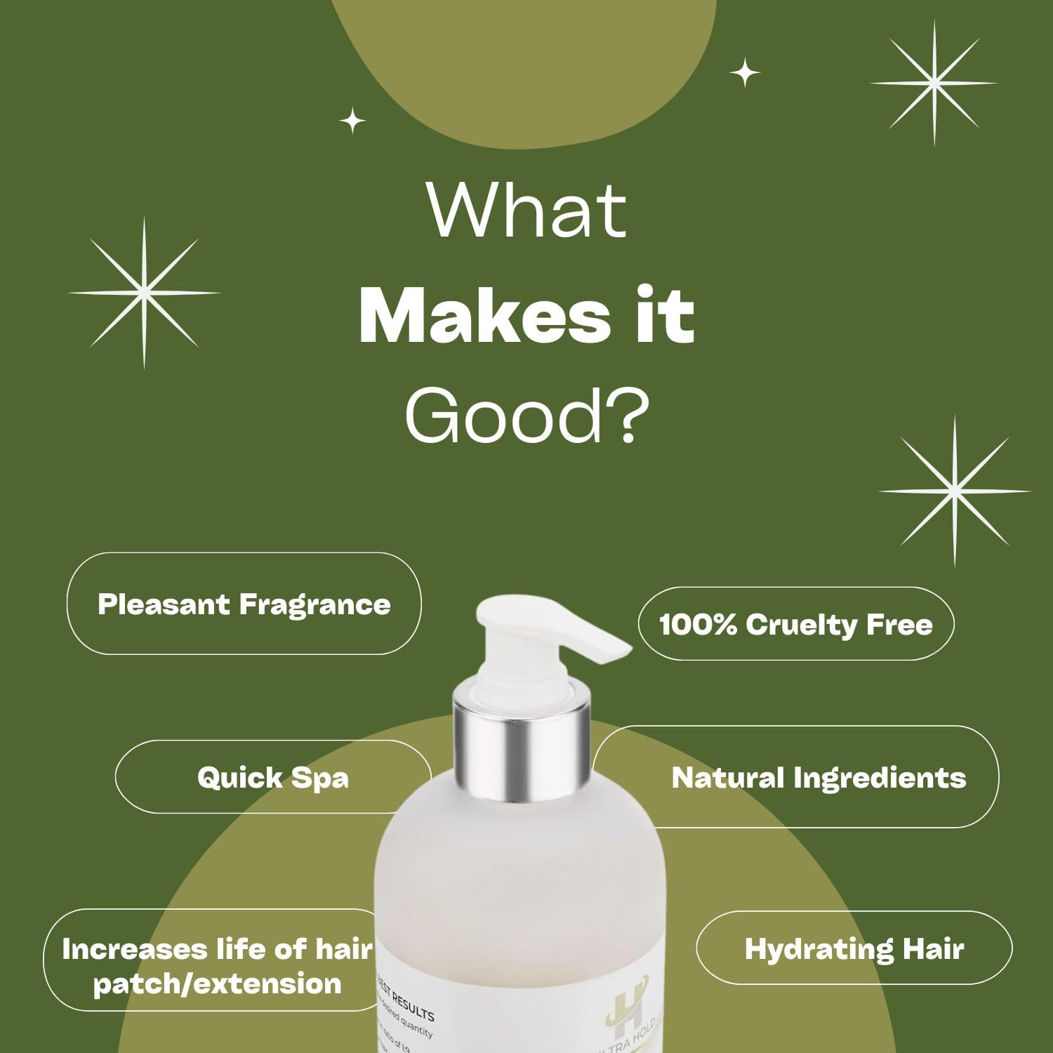 Hair Patch Softener for Hair Extensions, Wigs & Patches (500ml) | Silky, Smooth, Tangle-Free Hair Patch Softener for Men & Women | Easy Detangle Spray for Wig & Hair Patch Care 3
