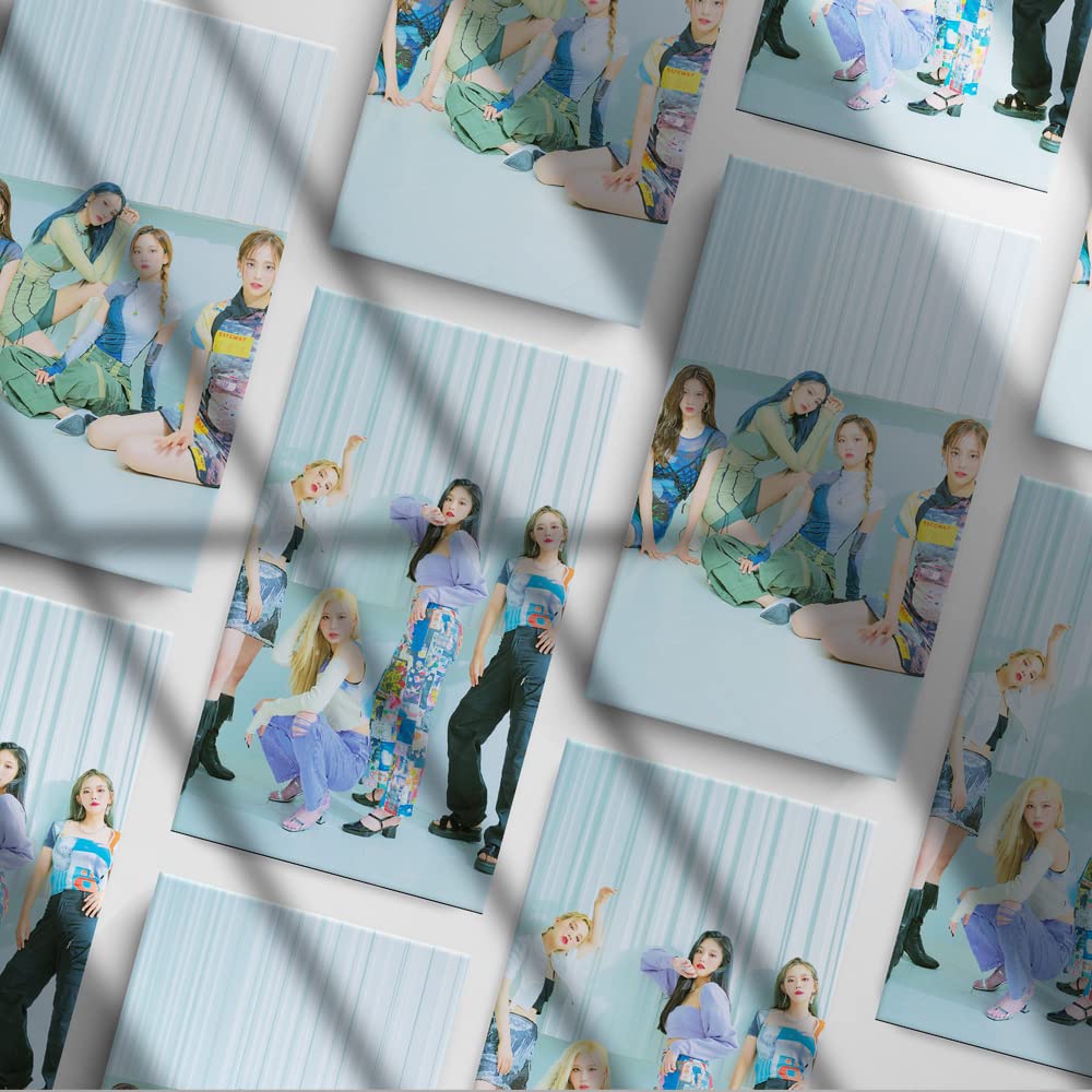 Kpop Girl Group LOONA Photocards 55Pcs LOONA Mini Lomo Cards LOONA