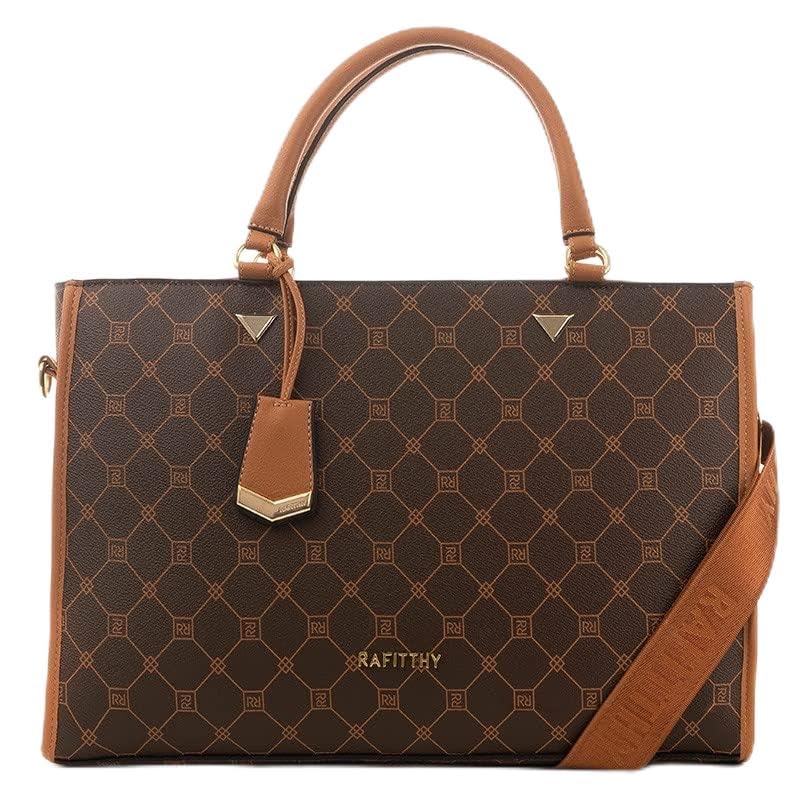 Bolsa Pasta Tote Transversal Feminina Rafitthy 28.22600 Cor:Marrom