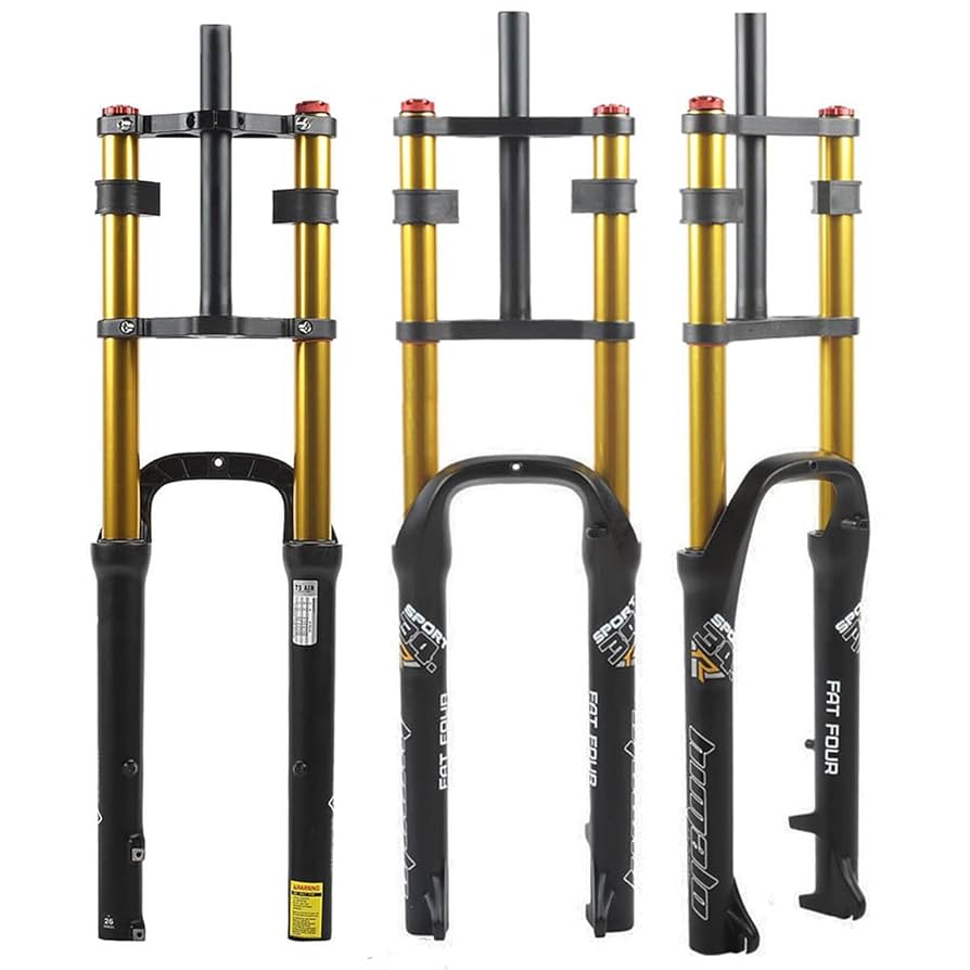 ファットバイクフロントサスペンション26x4.0ホワイト、メイドバイク対応 Amazon.co.jp: ファットバイク フロントフォーク 20インチ 4.0