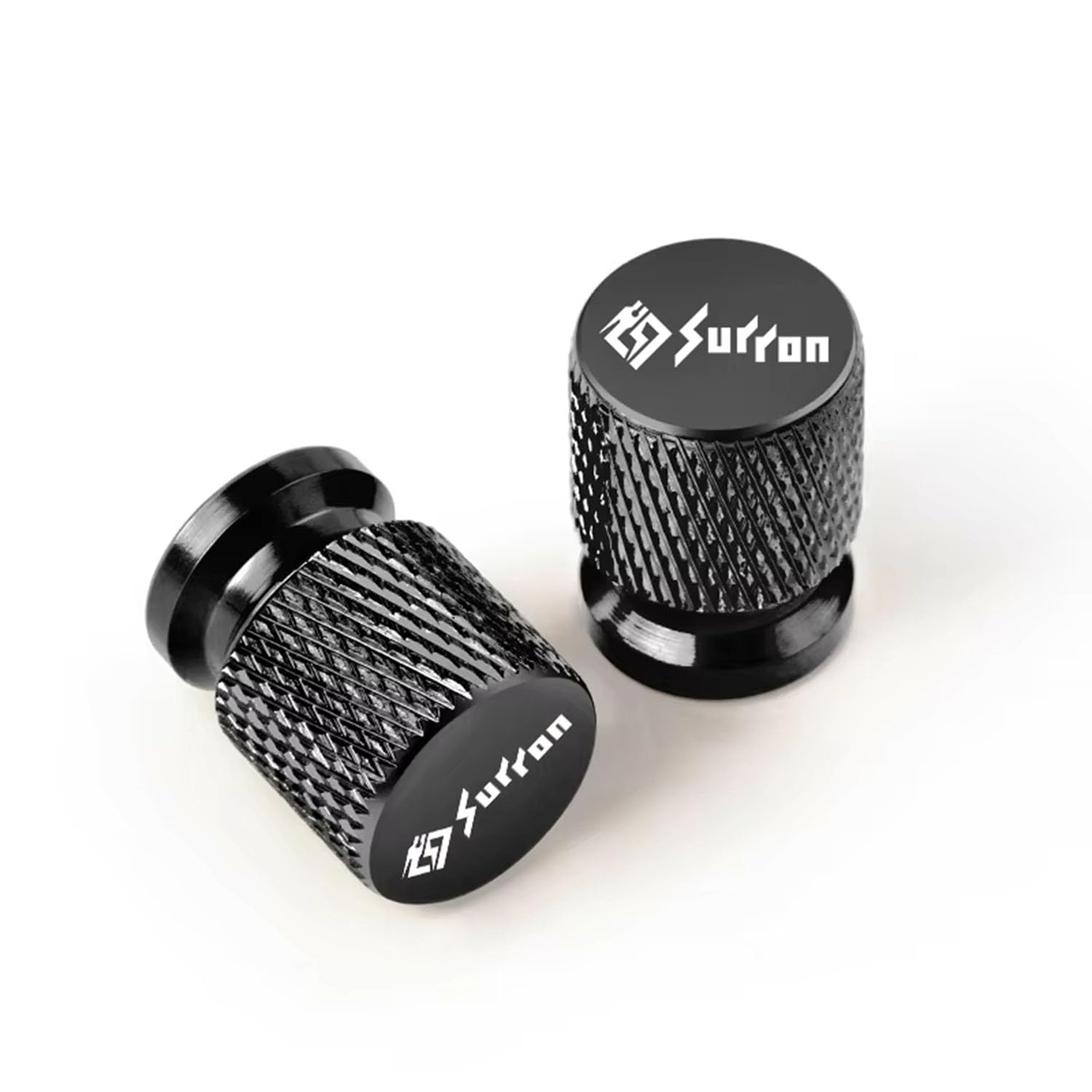 Wsopp Black Style 4Pcs Motorcycle Valve Stem Caps For Surron 48T 52T 54T 58T 64T Cnc Aluminum Anti-Corrosion Tire Air Valve Dust Caps Tire Valve Covers With Logo,