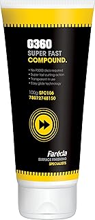 Farécla G360 Super Fast Compound 100g Tube (SFC106) - Trial Size Heavy Cut Compound for Cars, Removes P1500 Sanding Marks, No P3000 Needed, Fast Cutting, High Gloss, Permanent Results