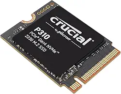 Crucial SSD P310 2TB PCIe Gen4 2230 NVMe M.2 - Até 7.100 MB/s - Melhore seu console - Unidade de estado sólido interna (PC) - CT2000P310SSD2​