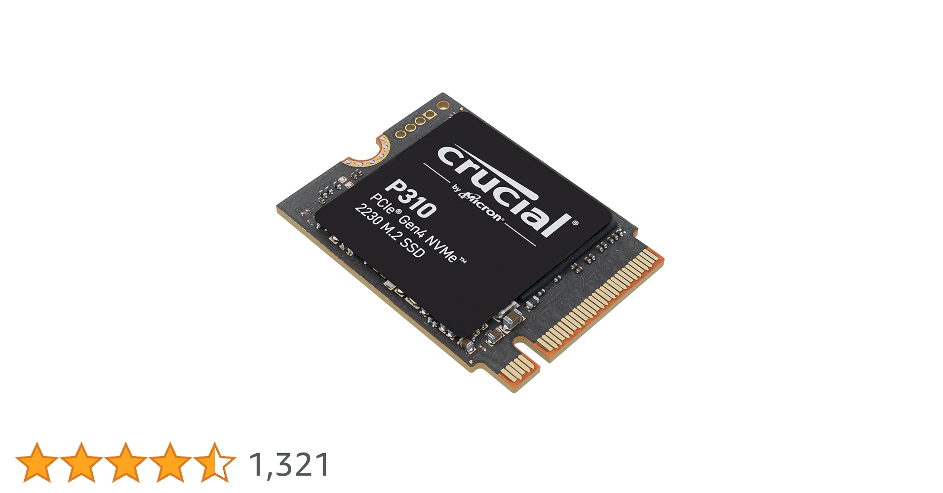 新品 Crucial P310 1TB M.2 Gen4 NVMe SSD Crucial SSD 1TB M.2 (2280) P310 NVMe PCIe Gen4 Internal