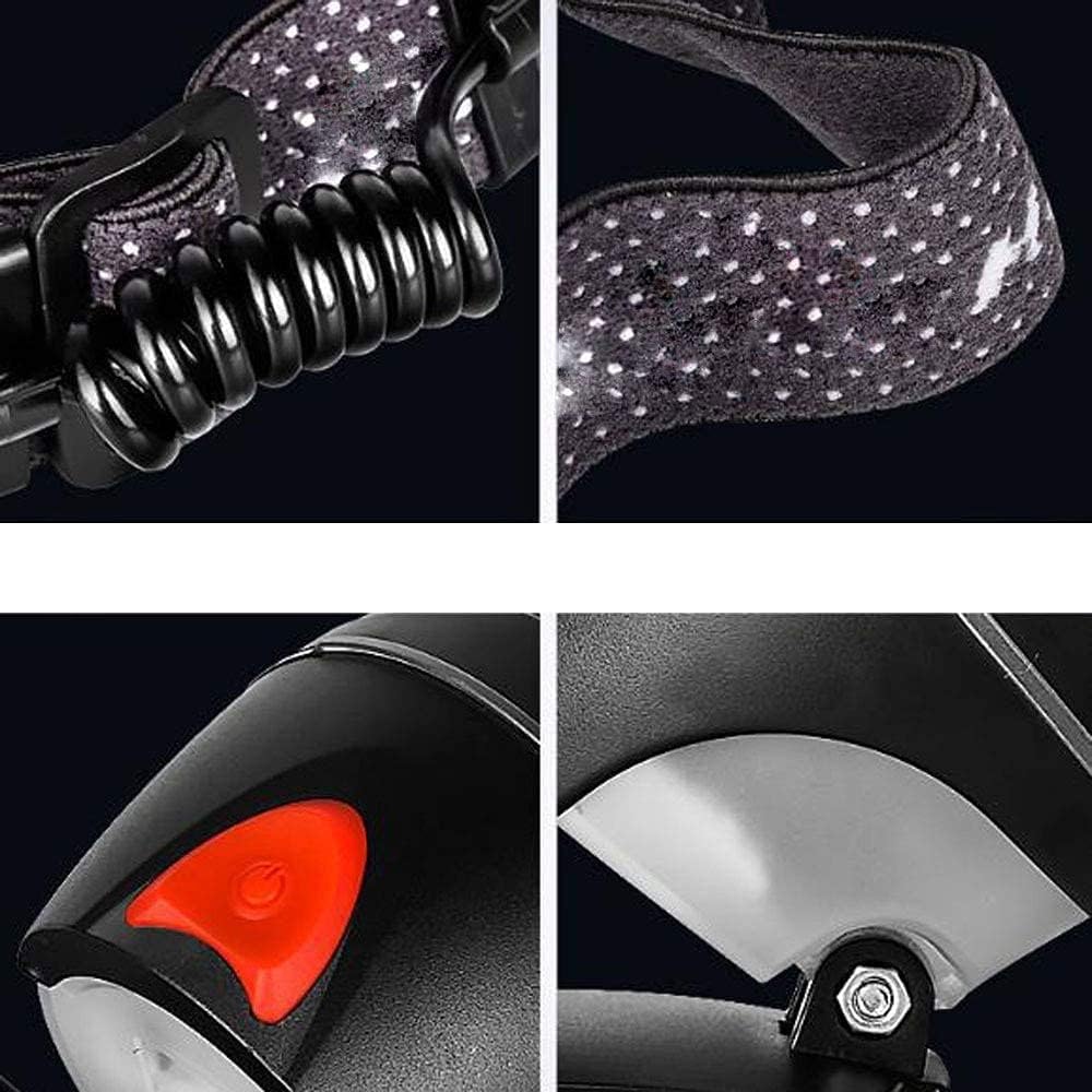 Latarka czołowa LED, latarnia morska Outdoor Pro Gear - Camping Wędkarstwo Bieganie Jaskinia Piesze wycieczki Poszukiwanie i - Wytrzymała, bardzo jasna lampa czołowa Reflektor