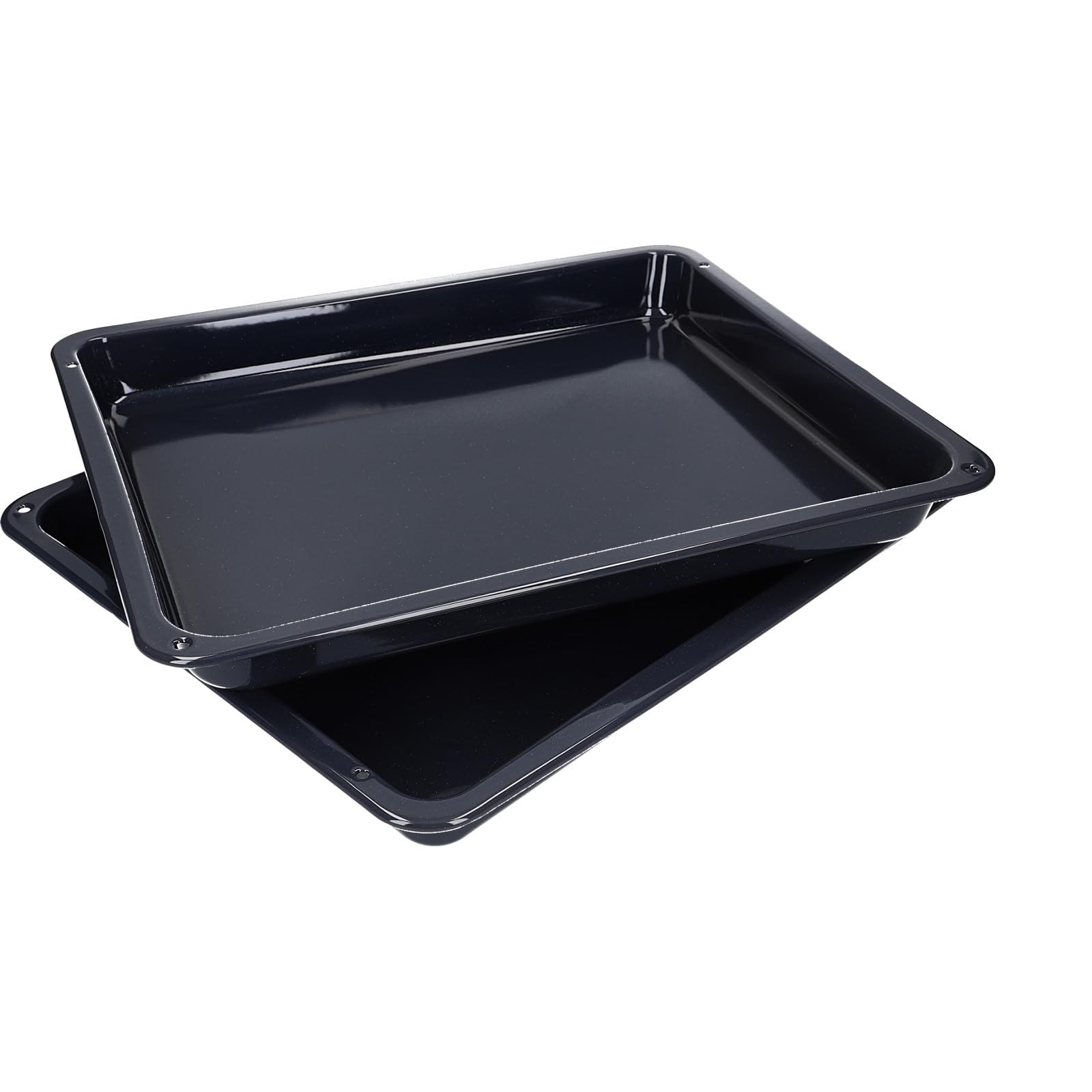 LUTH Premium Profi Parts 2x Backblech hoch emailiert 426x360x42mm kompatibel mit AEG 3870288200 für Backofen Herd