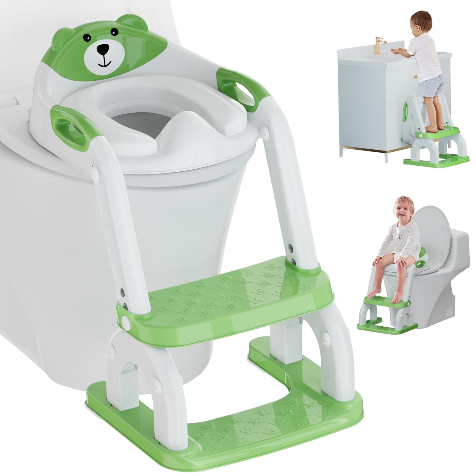 Sièges d'apprentissage des toilettes pour bébé (vert)