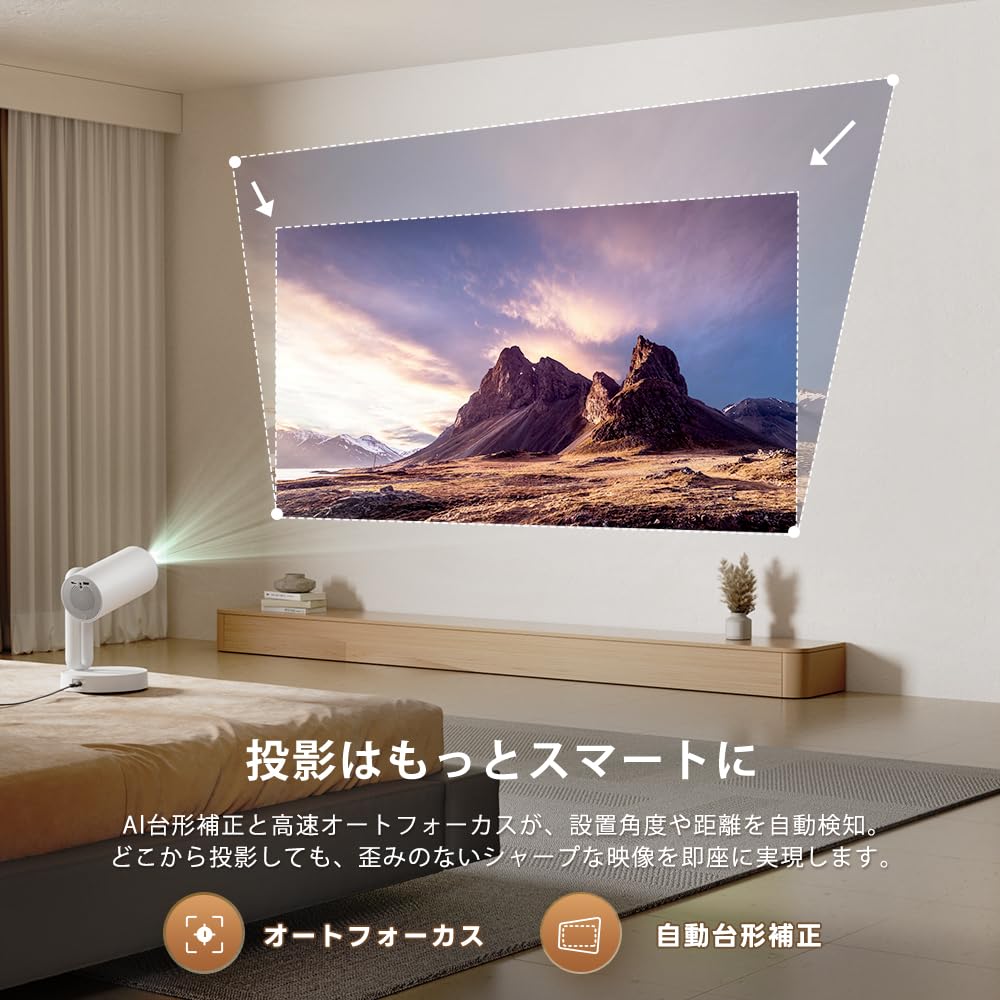 Amazon.co.jp: 【最新Google TV 搭載】 プロジェクター 天井投影 1080P