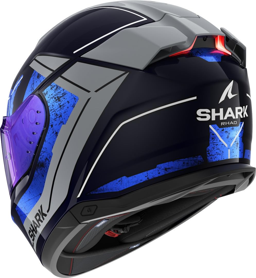Shark, Casco Moto Integral SKWAL i3 RHAD Blue/Grey Bus, XL