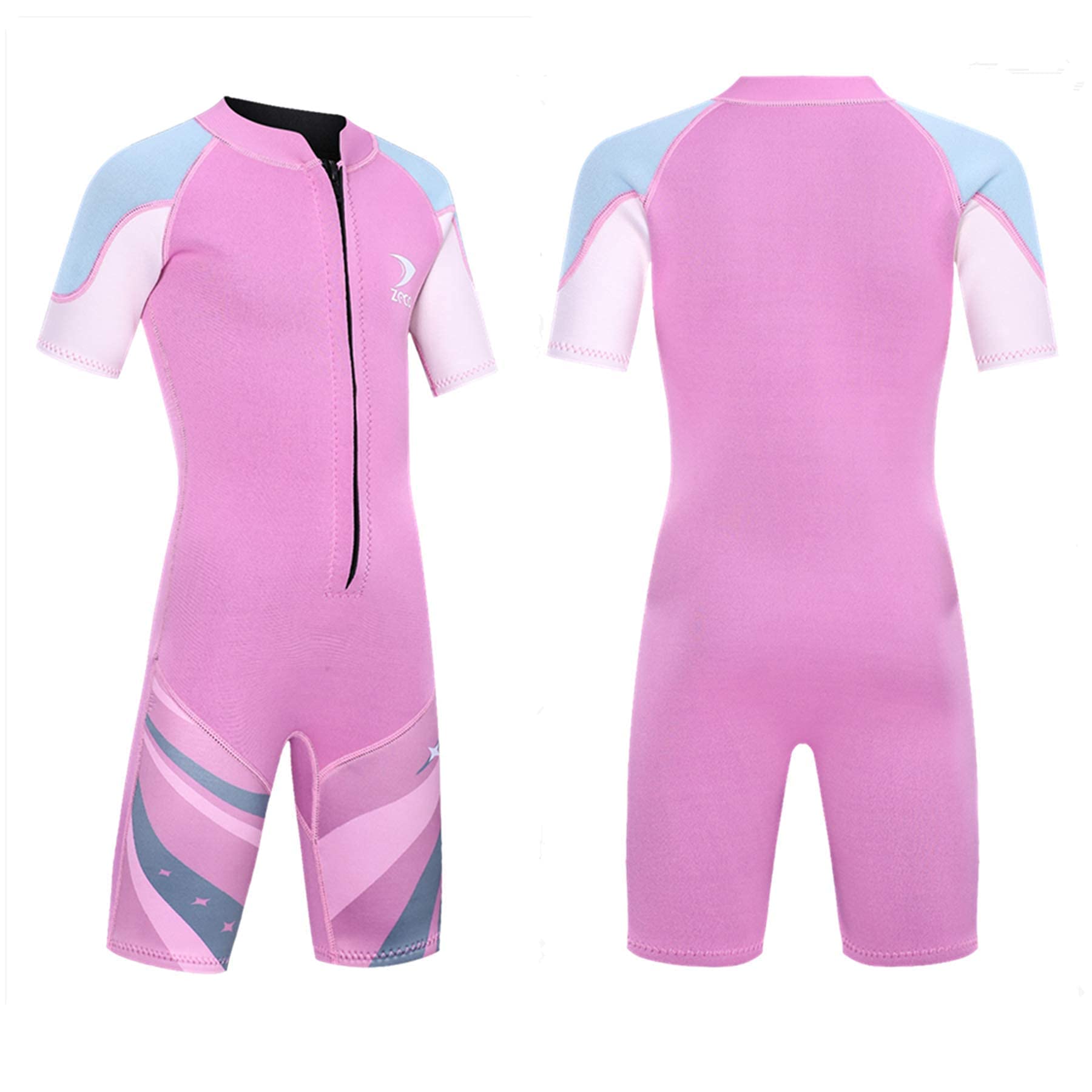 ZCCO Costume da bagno termico in neoprene per bambini, mute intere per ragazzi e ragazze
