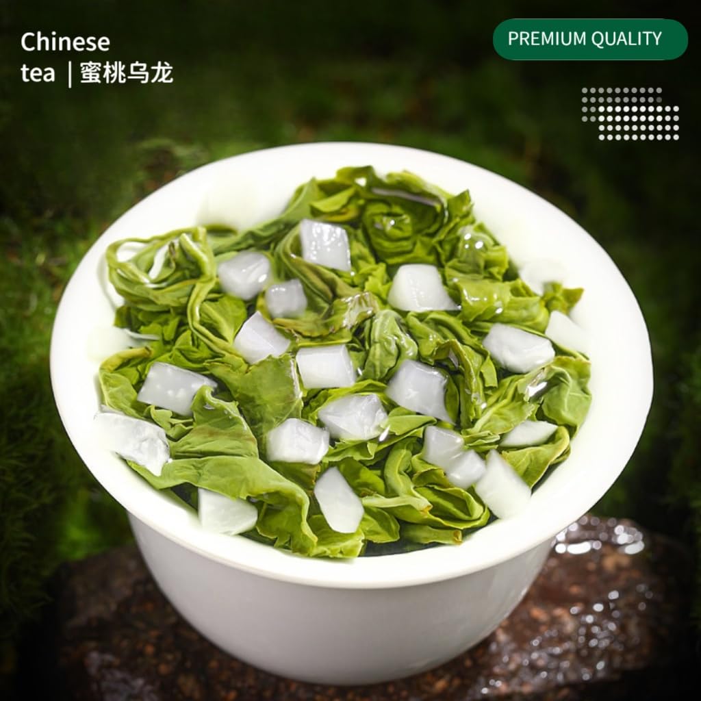 Chinesischer Pfirsich Oolong Tee | weißer Pfirsich kaltes Gebräu | duftender Blumentee | reiches Aroma 250g / 8,81oz