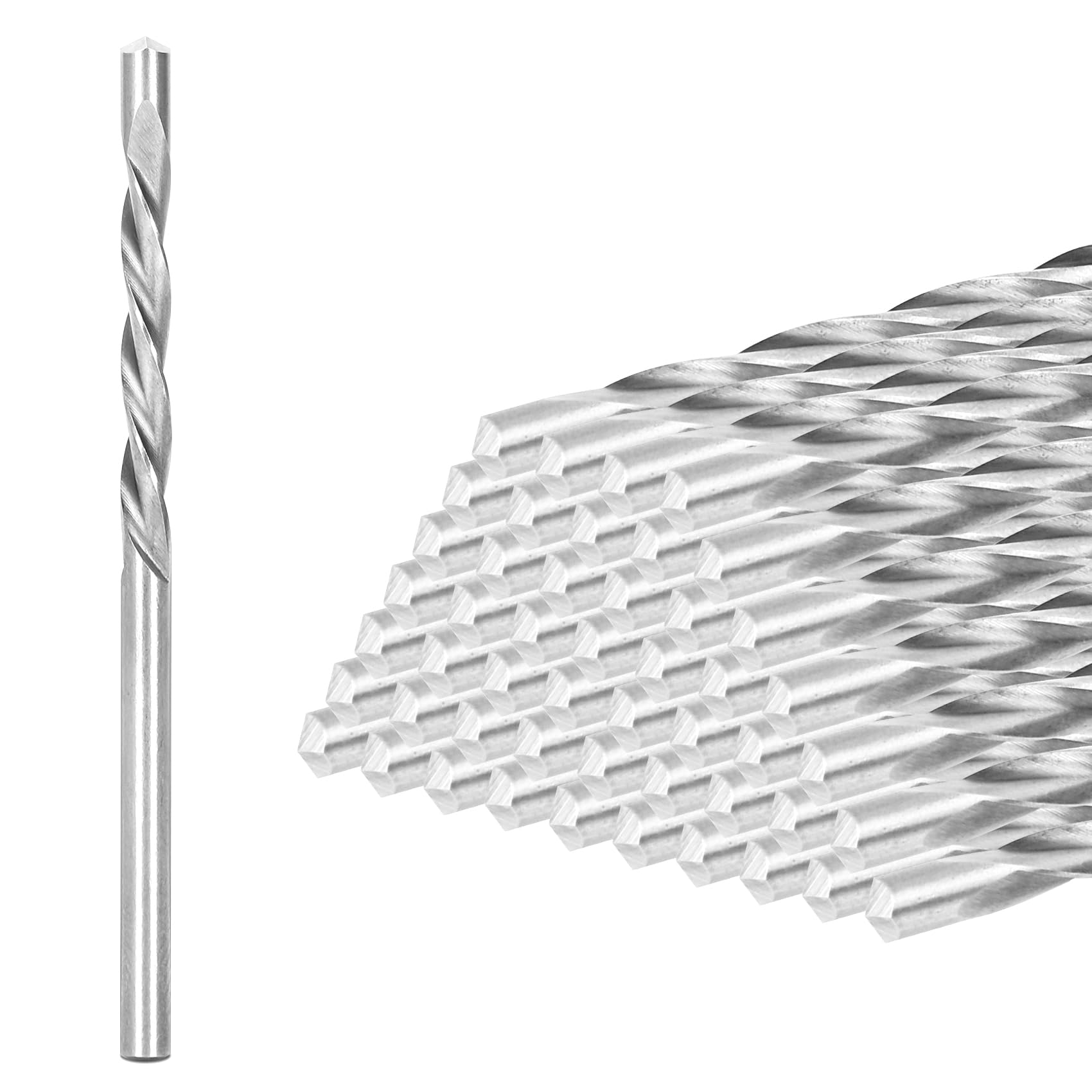 Lot de 50 forets pour cloison sèche, forets de 0,3 cm pour cloison sèche, forets de coupe pour cloison sèche, mèches de défonceuse pour cloison sèche pour une utilisation avec une scie à spirale