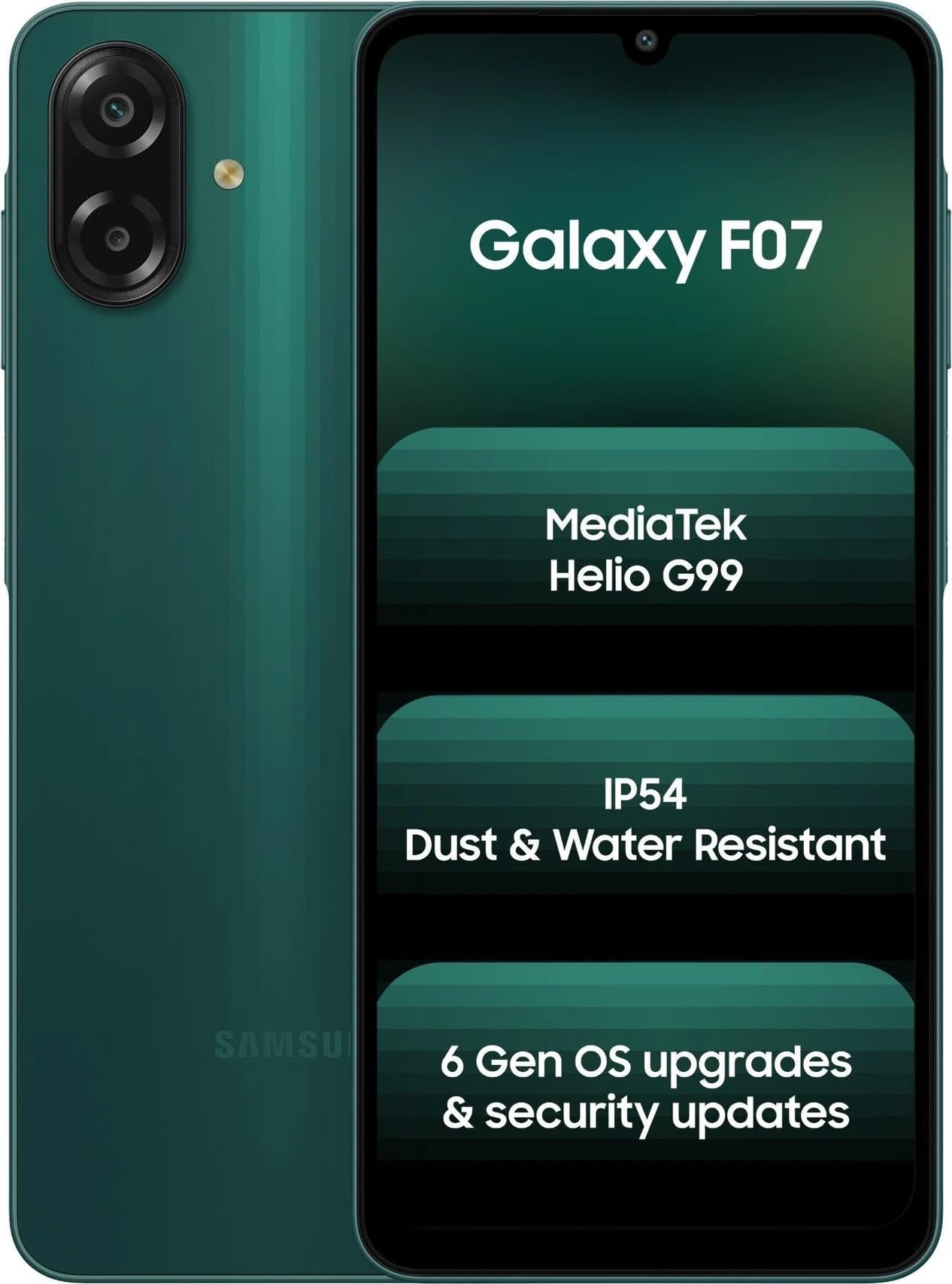 Samsung Galaxy F07 Green Smartphone 64GB