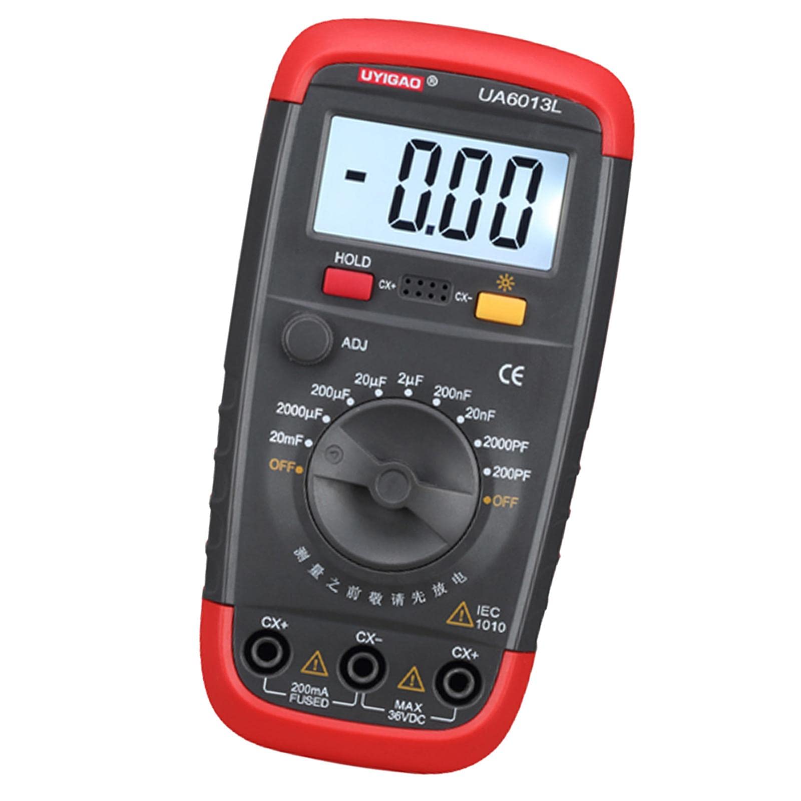 Capacitance Meter Capacitor Tester 200pF to 20mF with Data Hold Back Light-image-36