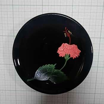 琉球漆器 ハイビスカス皿 61zG04QNRcL._AC_UF350,