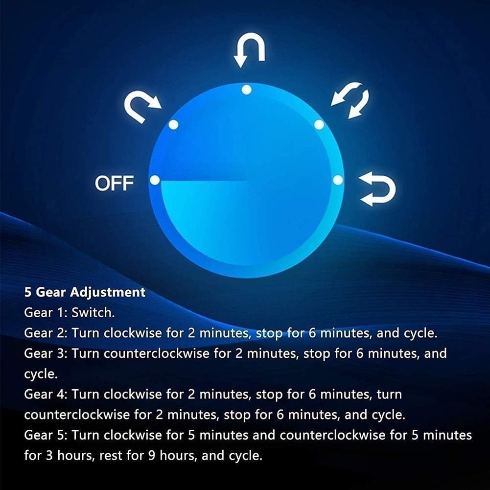 FENOKD Watch Automatic Watch Winder Box with Plug Quiet Motor 5 Rotation Modes Watches Rotation Storage Case Display Box