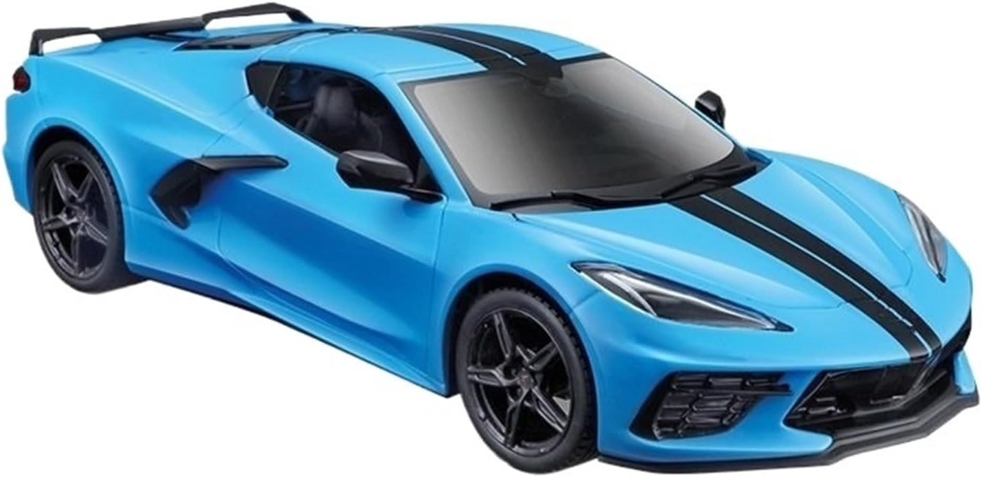 1:24 yellow Z51 sports car alloy car model metal car models(2020 Z51 Blue)