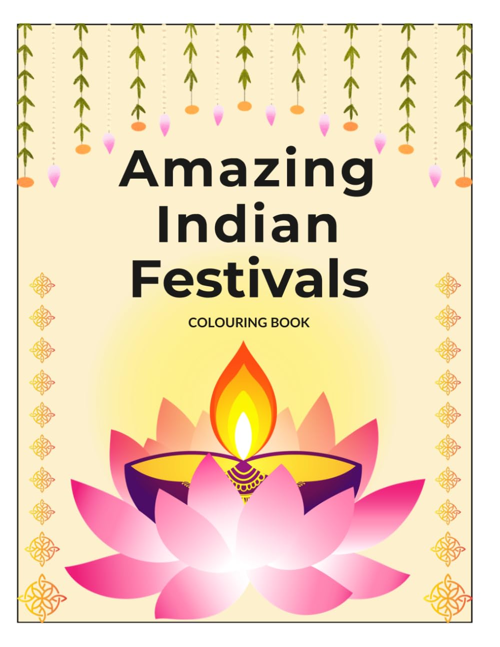 Amazing Indian Festivals Coloring Book