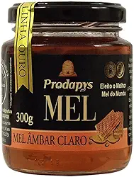 O Melhor Mel do Mundo Prodapys - Âmbar Claro - Pote de Vidro 300g + Super