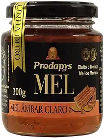 O Melhor Mel do Mundo Prodapys - Âmbar Claro - Pote de Vidro 300g + Super