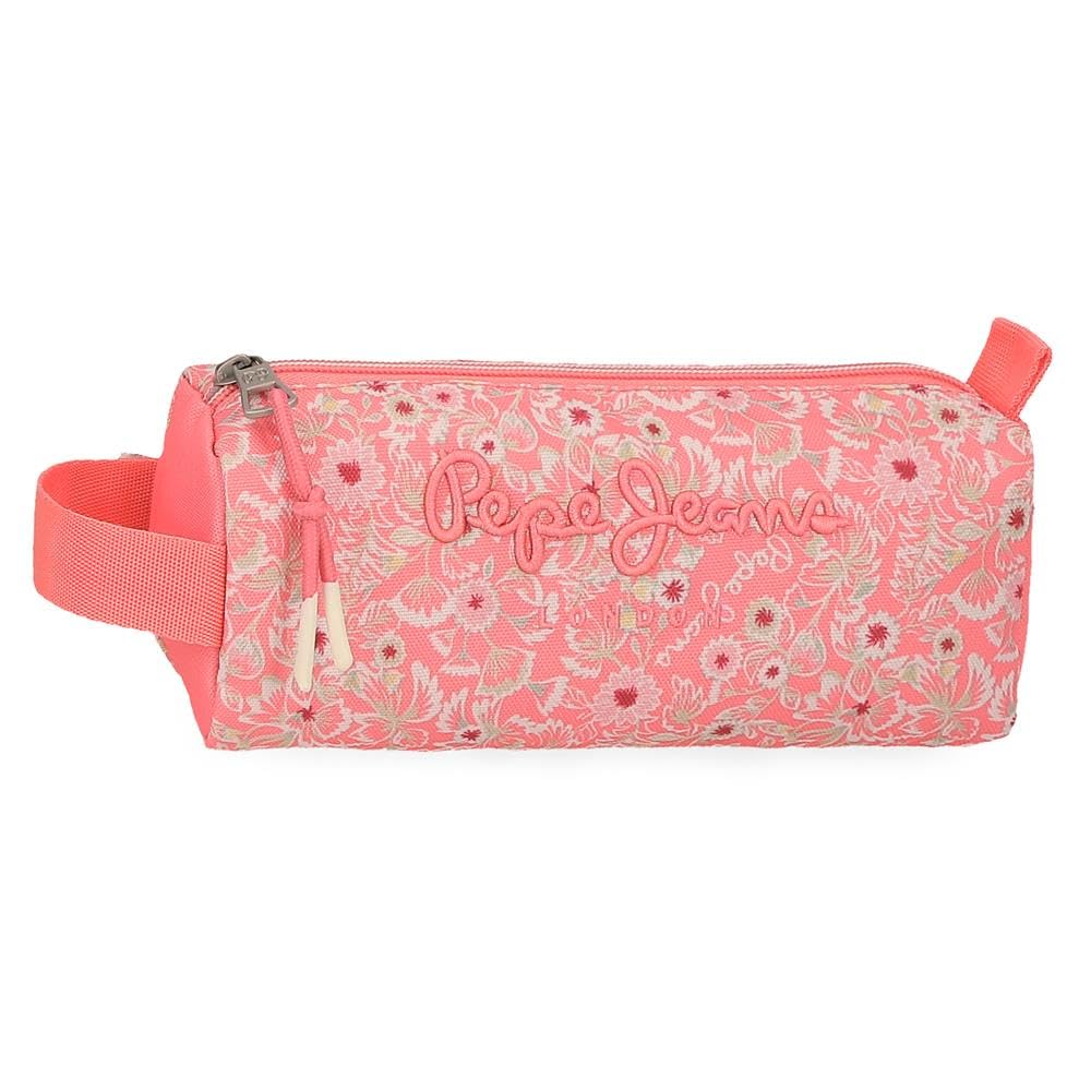 Pepe Jeans Nahid Estuche Redondo Rosa 22x8,5x8 cms Poliéster by Joumma Bags