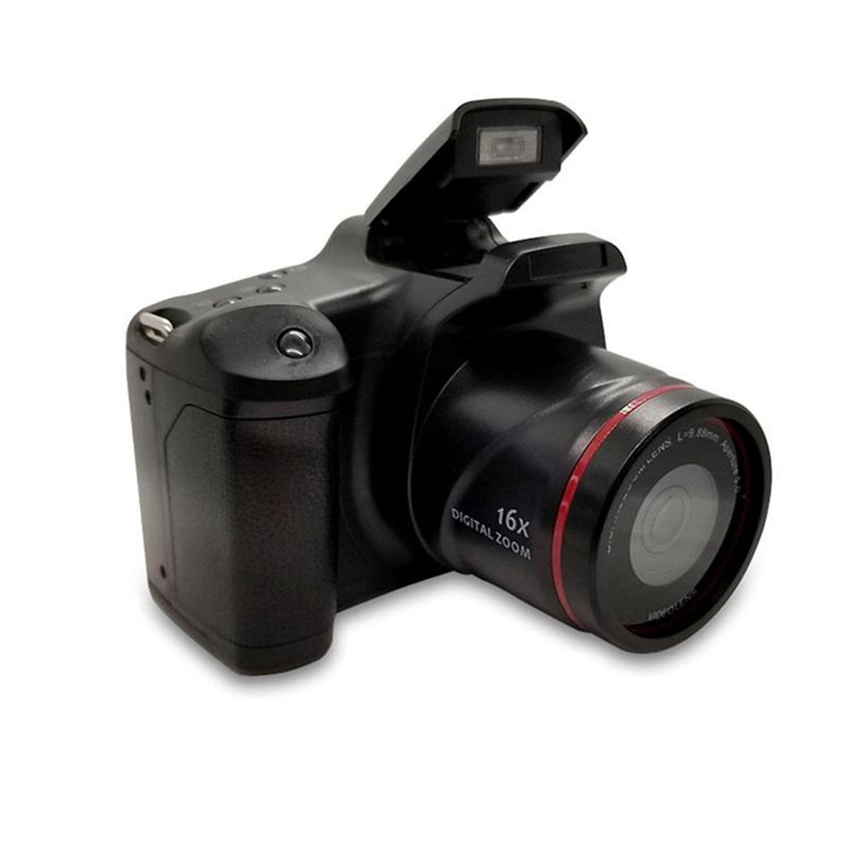 2X Portatile Viaggio Vlog Fotografia 16X Zoom Digitale 1080P HD SLR Fotocamera Anti-Shake Fotocamere per Live Stream