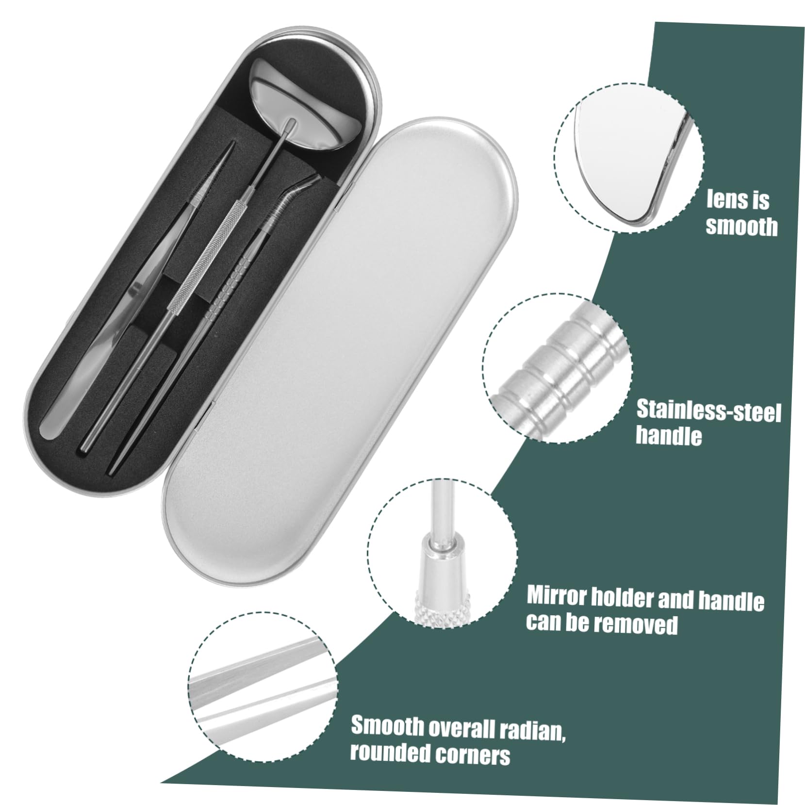 Gogogmee 1 Set Lash Extension Supply Girl Auxiliary Tool Eyelash Beauty Tool False Eyelash Tweezers Alicator Forceps