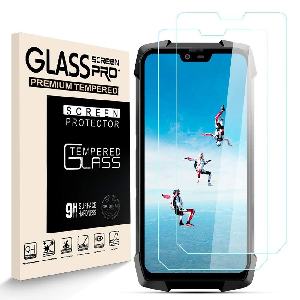 HJXScreen Protector for Blackview BV9700 Pro [2 Pack], 9H Hardness Tempered Glass, 2.5D High Definition Film, Bubble Free, Screen Protector Compatible with Blackview BV9700 Pro