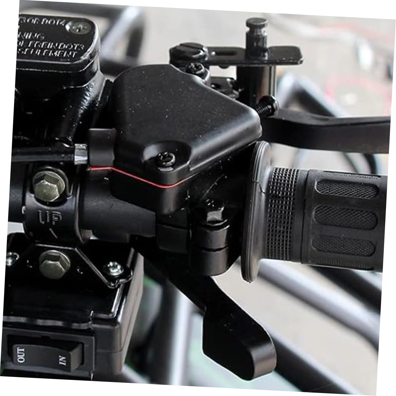 WJnflQN Quad Daumengashebel Verlängerung | Fingersteuerung Für ATV Gashebel | Einfache Montage Für Mehr Fahrkomfort